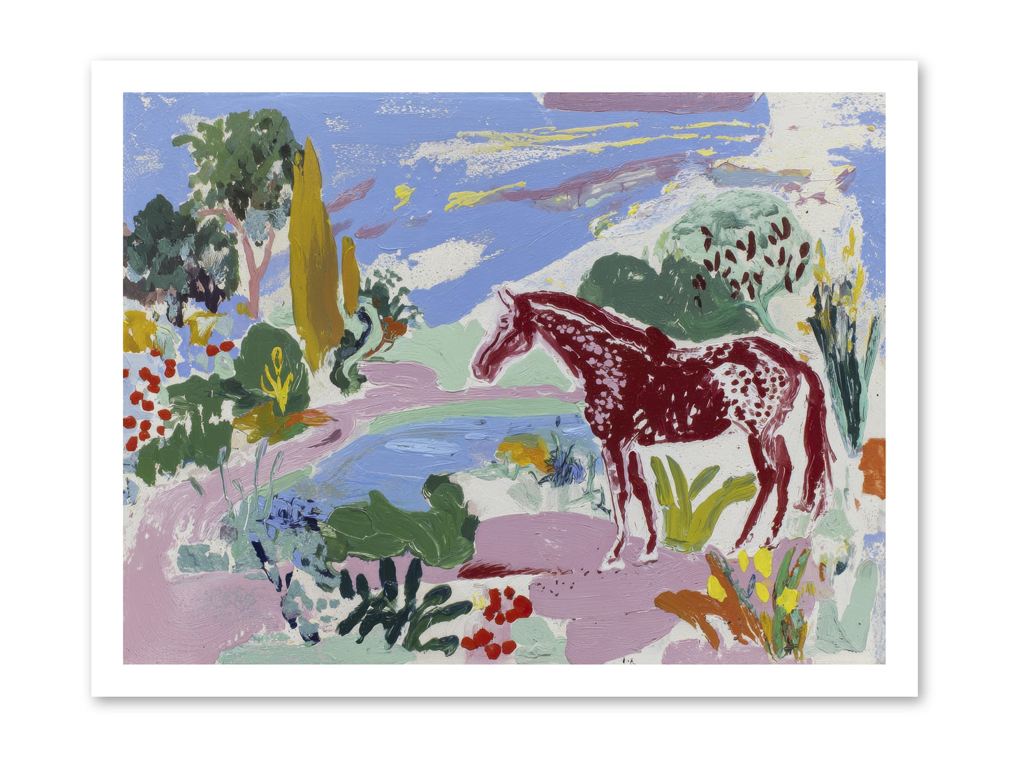 She Lingered There -- Loose Canvas Print 24x18