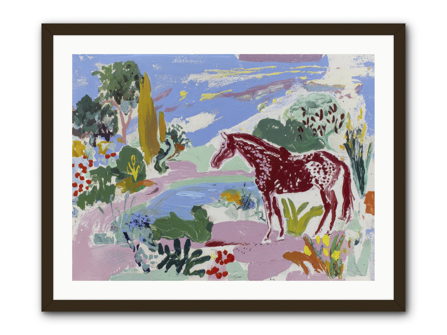 She Lingered There -- Framed Print - Black 32x24