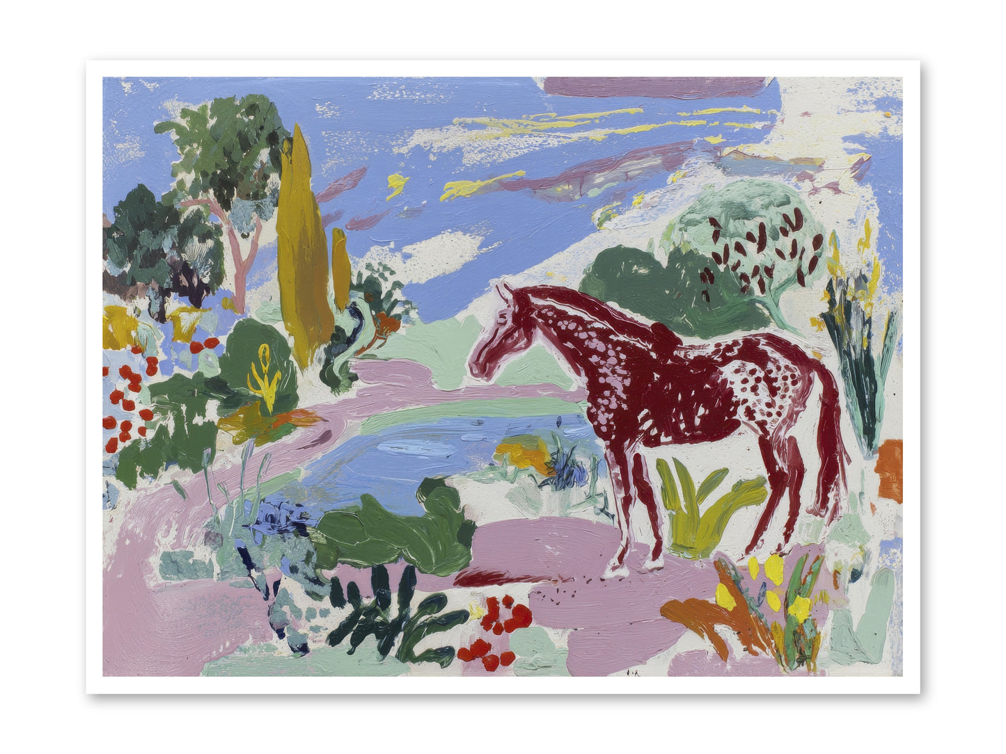 She Lingered There -- Paper Print 48x36
