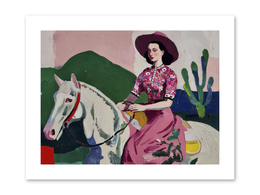 She Never Looked Back -- Paper Print 12x9