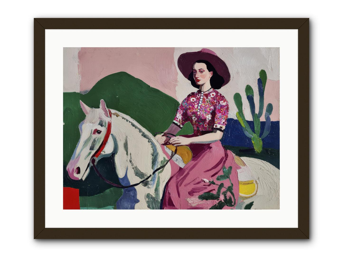 She Never Looked Back -- Framed Print - Black 24x18