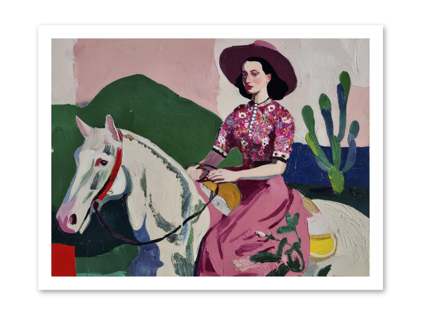She Never Looked Back -- Loose Canvas Print 24x18