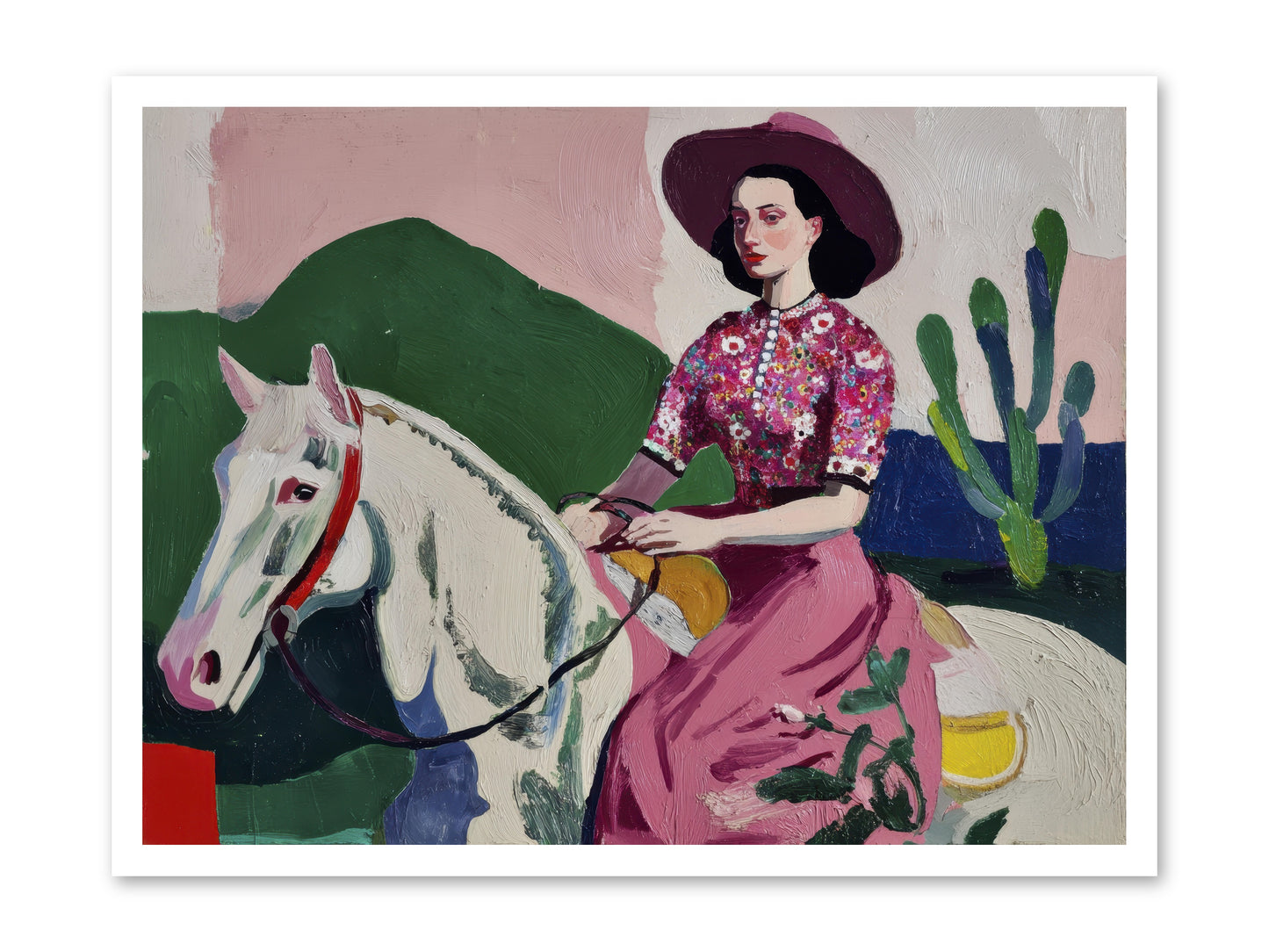She Never Looked Back -- Paper Print 32x24