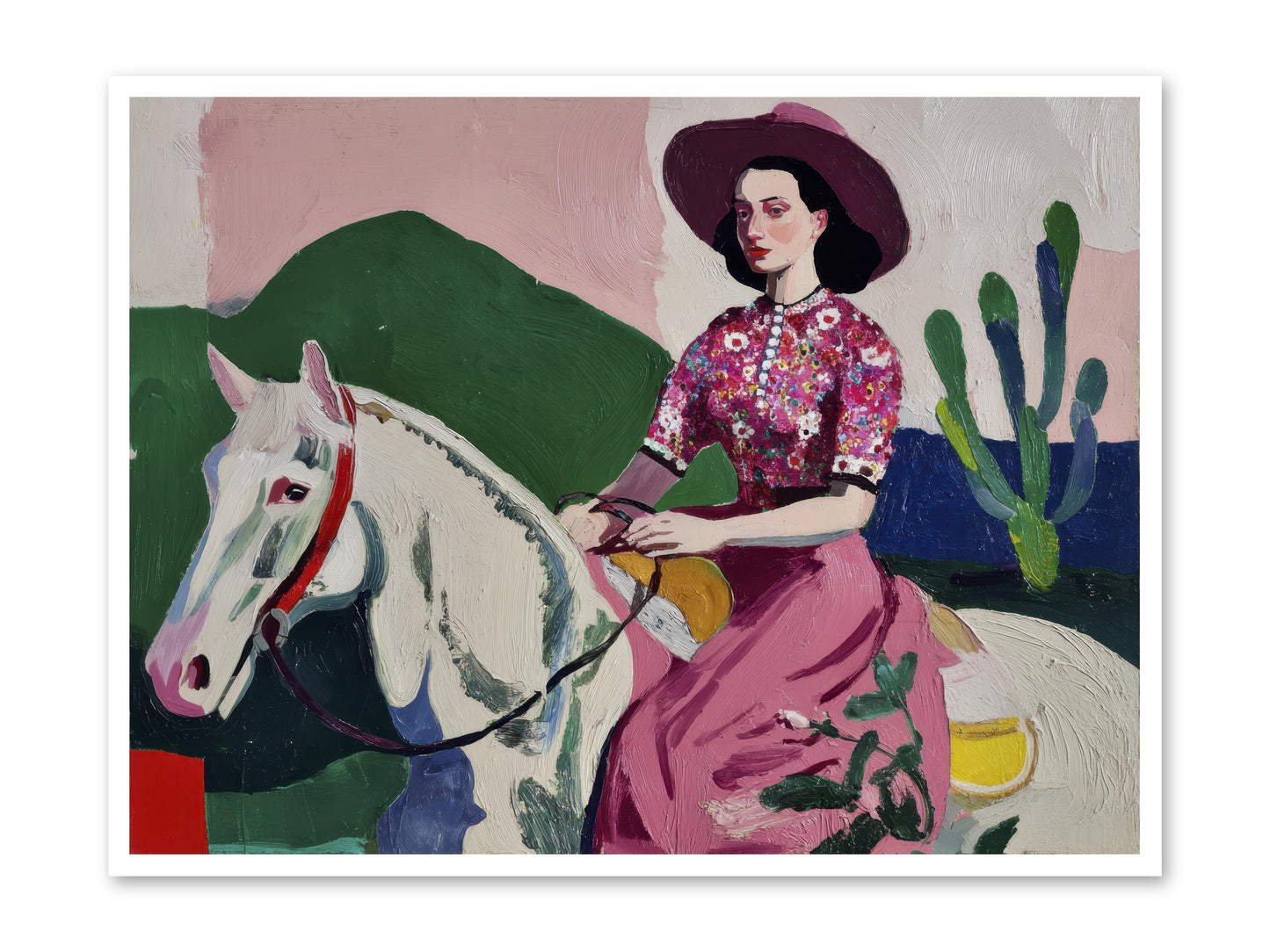 She Never Looked Back -- Loose Canvas Print 48x36