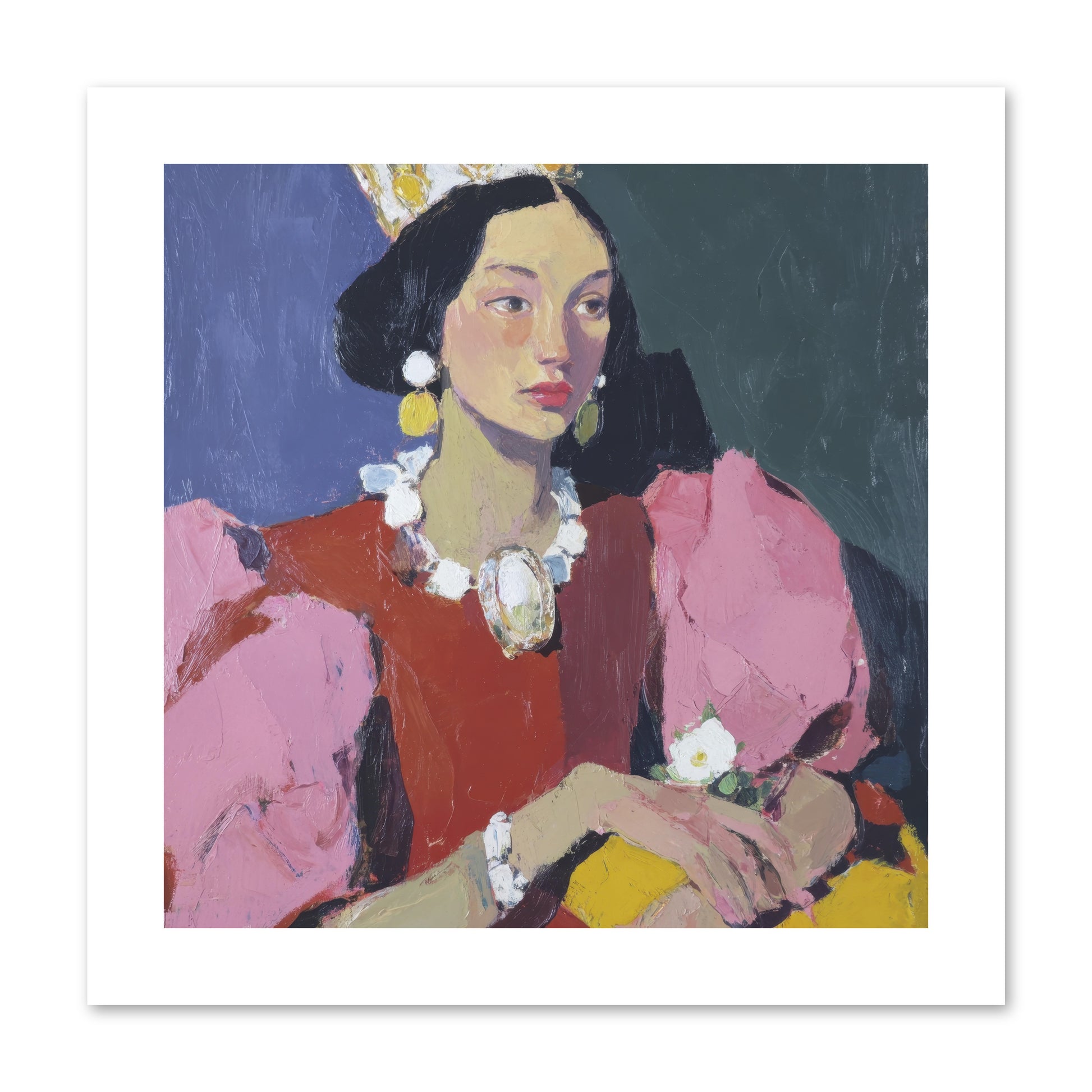 She Stood Apart -- Paper Print 10x10