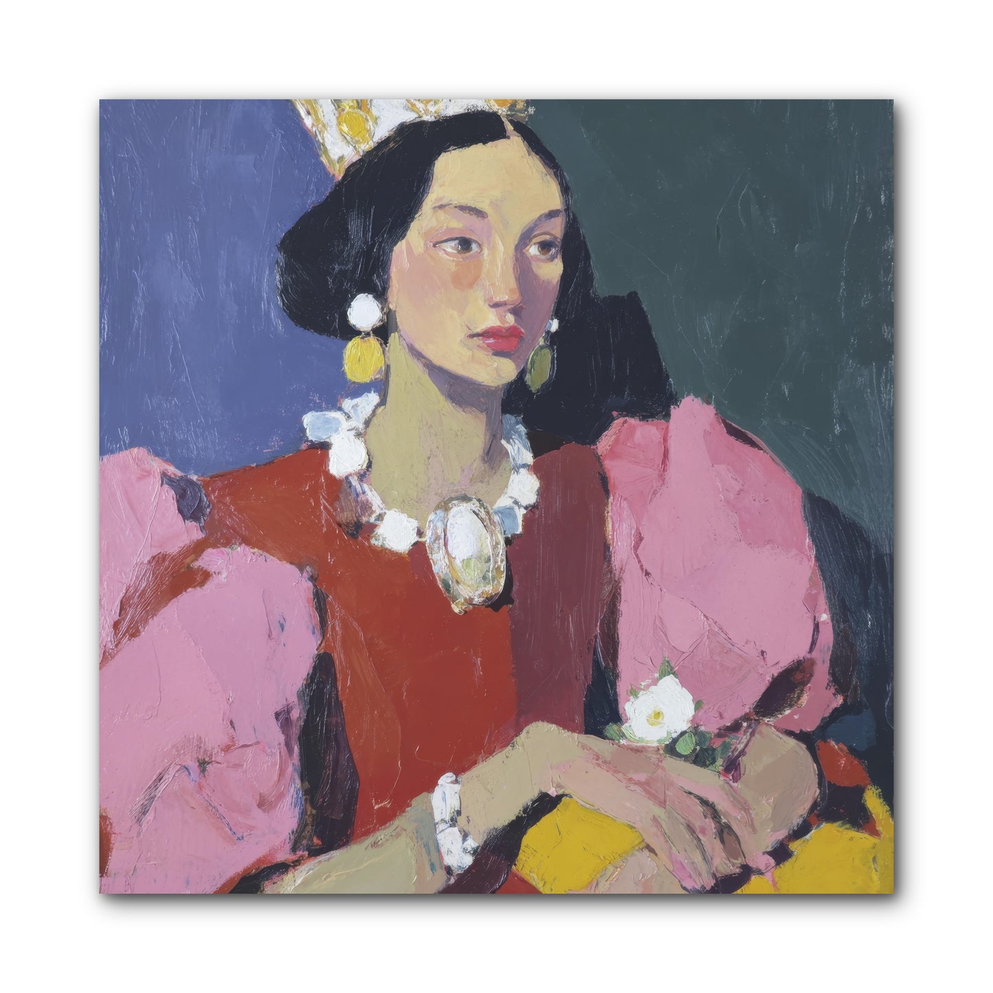 She Stood Apart -- Wrapped Canvas 10x10