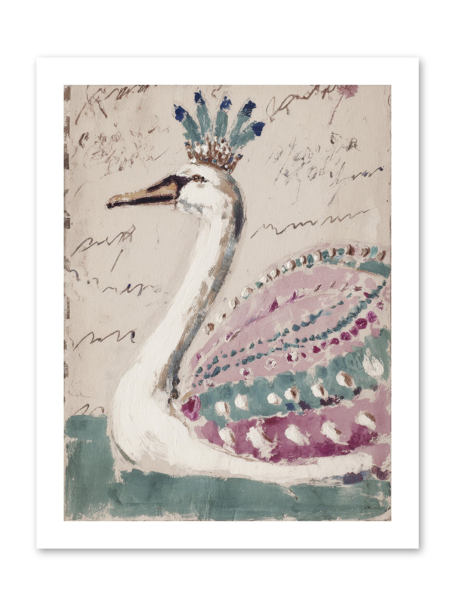 She Suddenly Remembered -- Loose Canvas Print 12x16