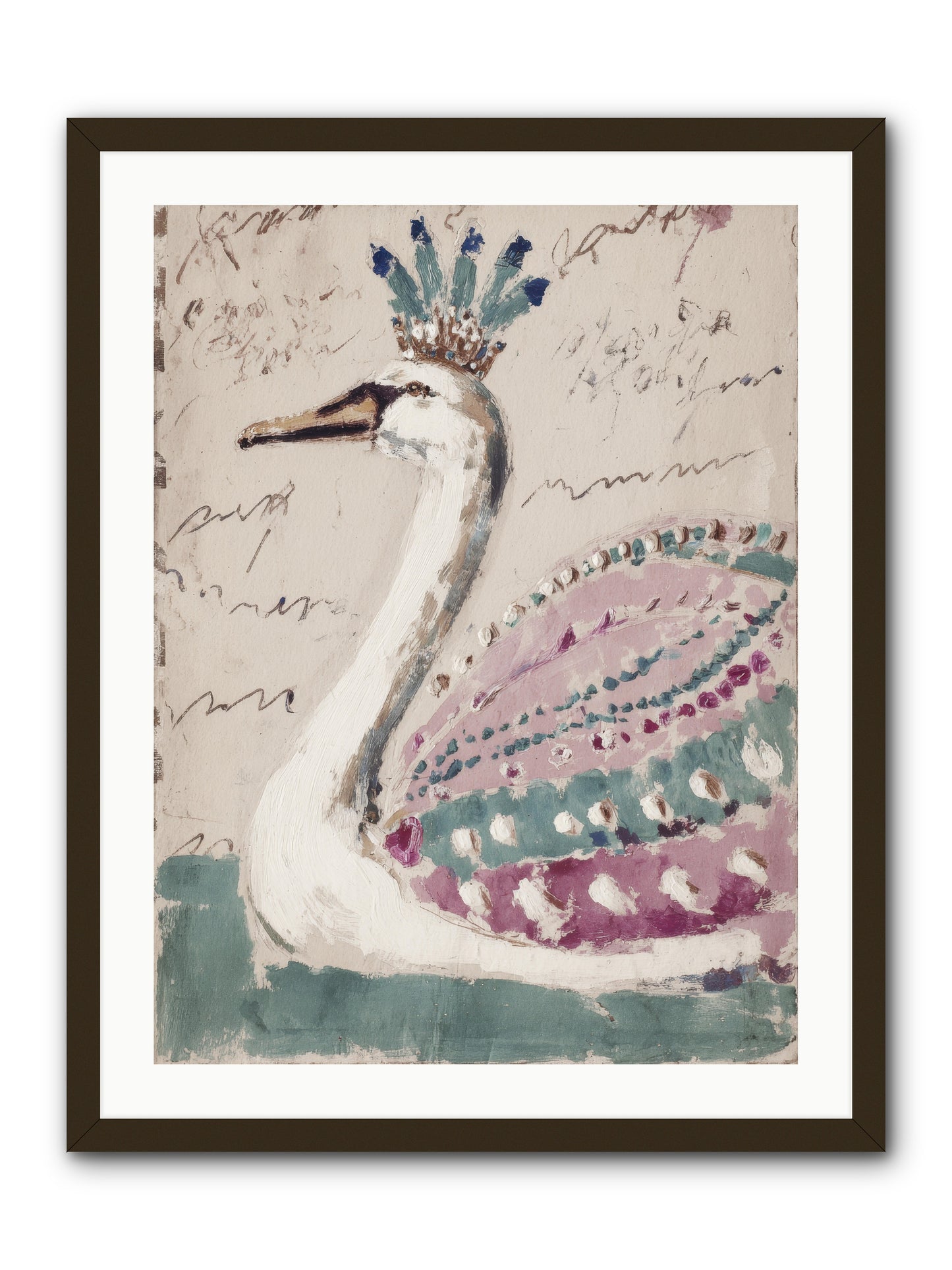 She Suddenly Remembered -- Framed Print - Black 24x32