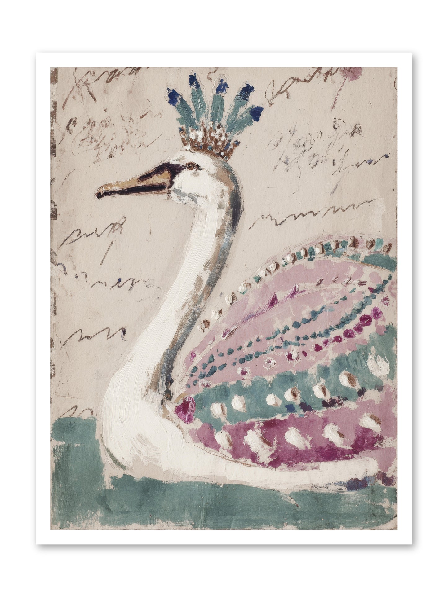 She Suddenly Remembered -- Paper Print 24x32