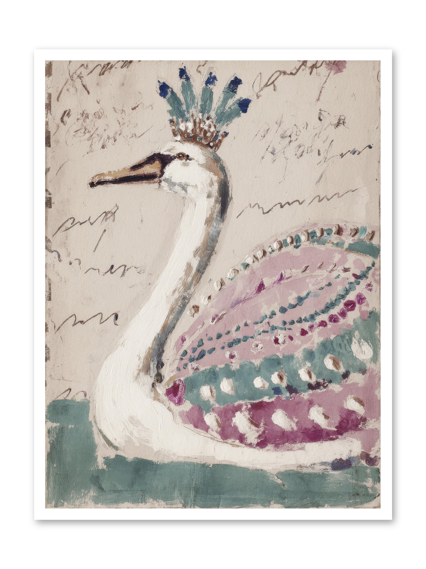 She Suddenly Remembered -- Paper Print 30x40