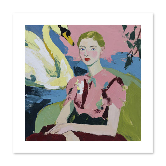 She Waited There -- Paper Print 10x10