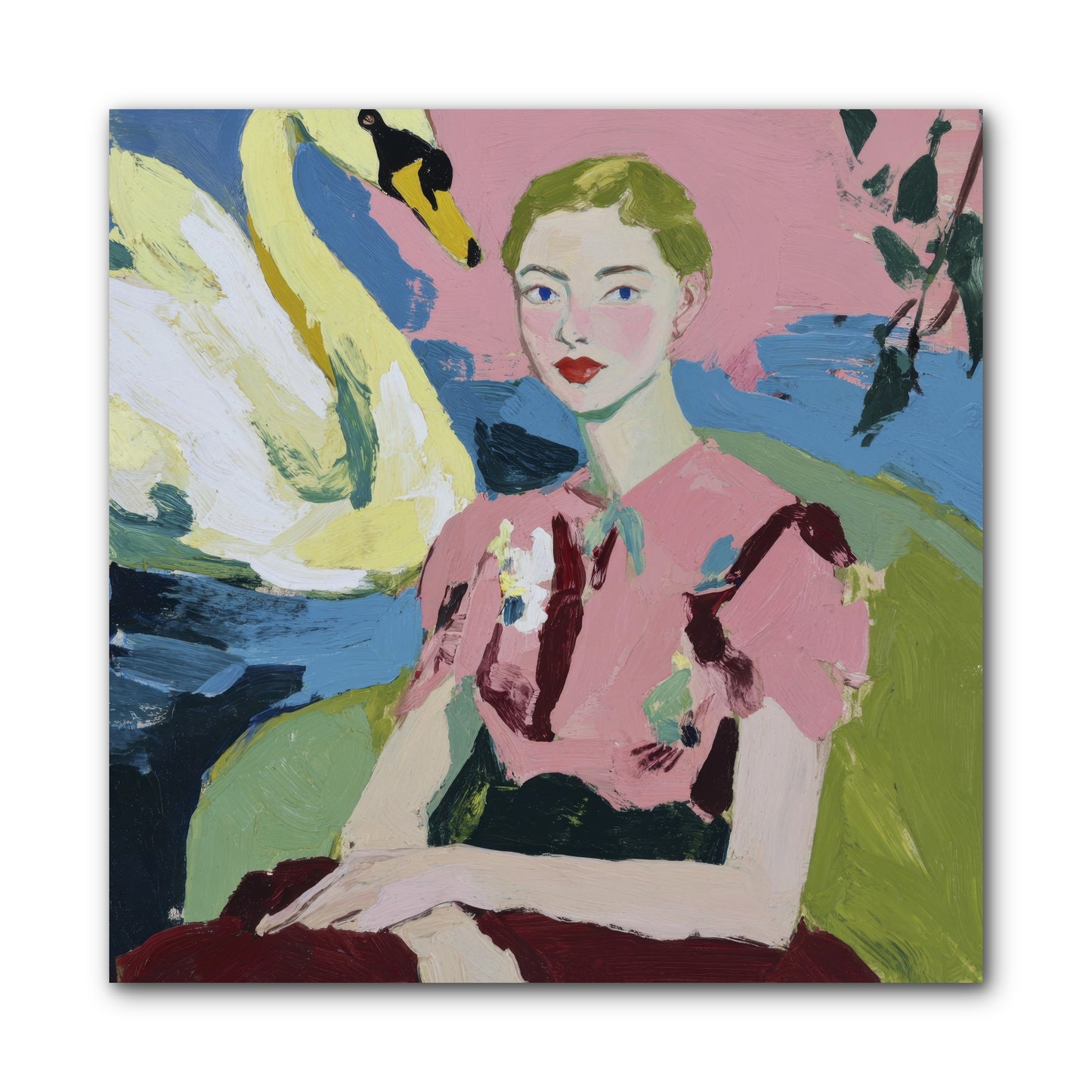 She Waited There -- Wrapped Canvas 10x10
