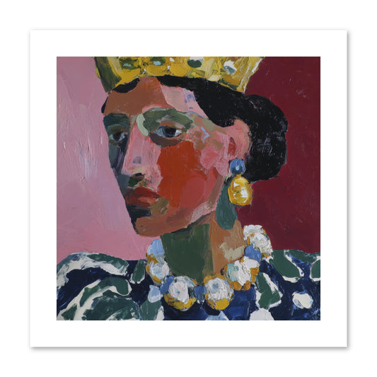 She Wore It All -- Paper Print 10x10