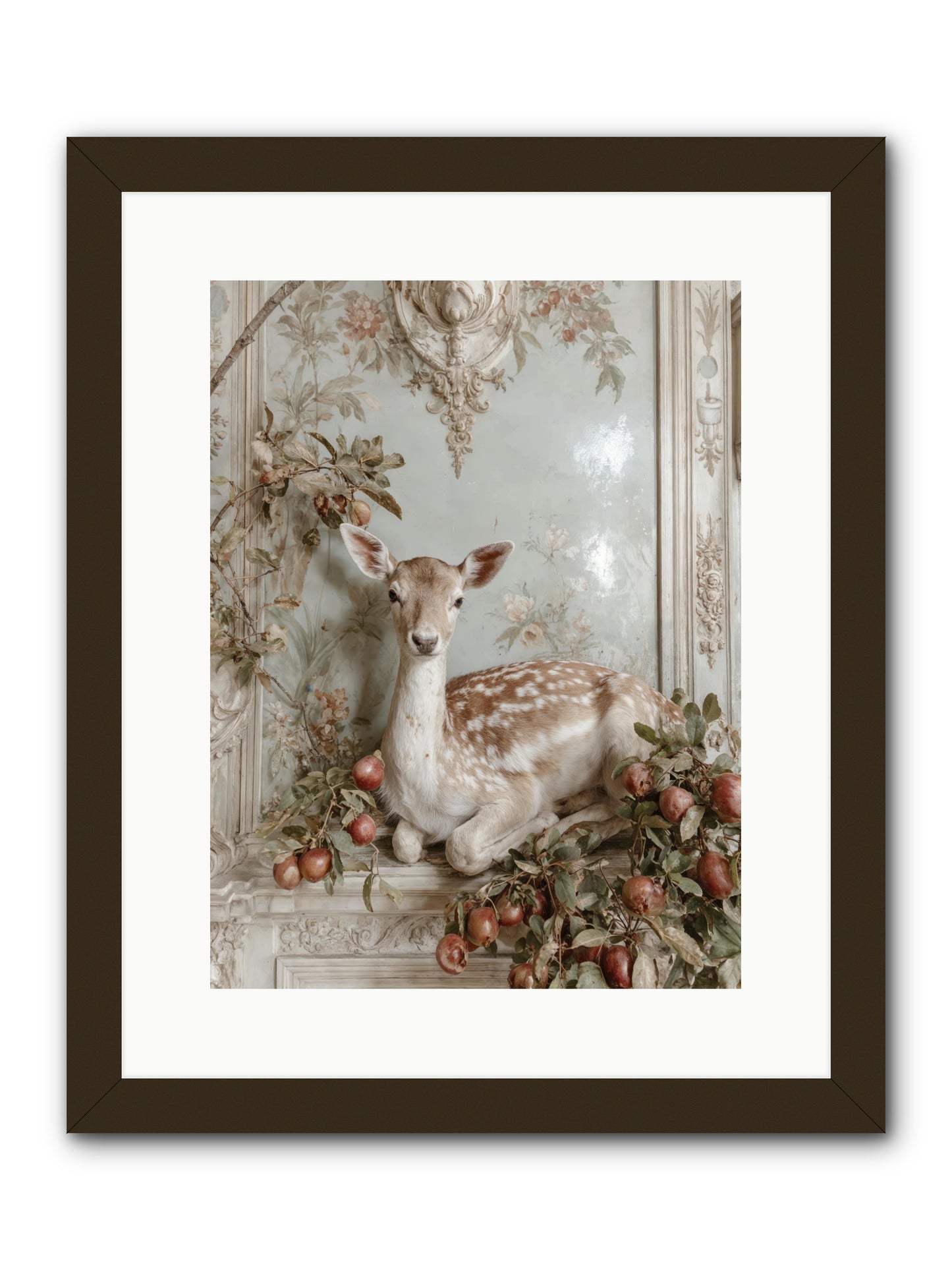 She held our secrets -- Framed Print - Black 12x16