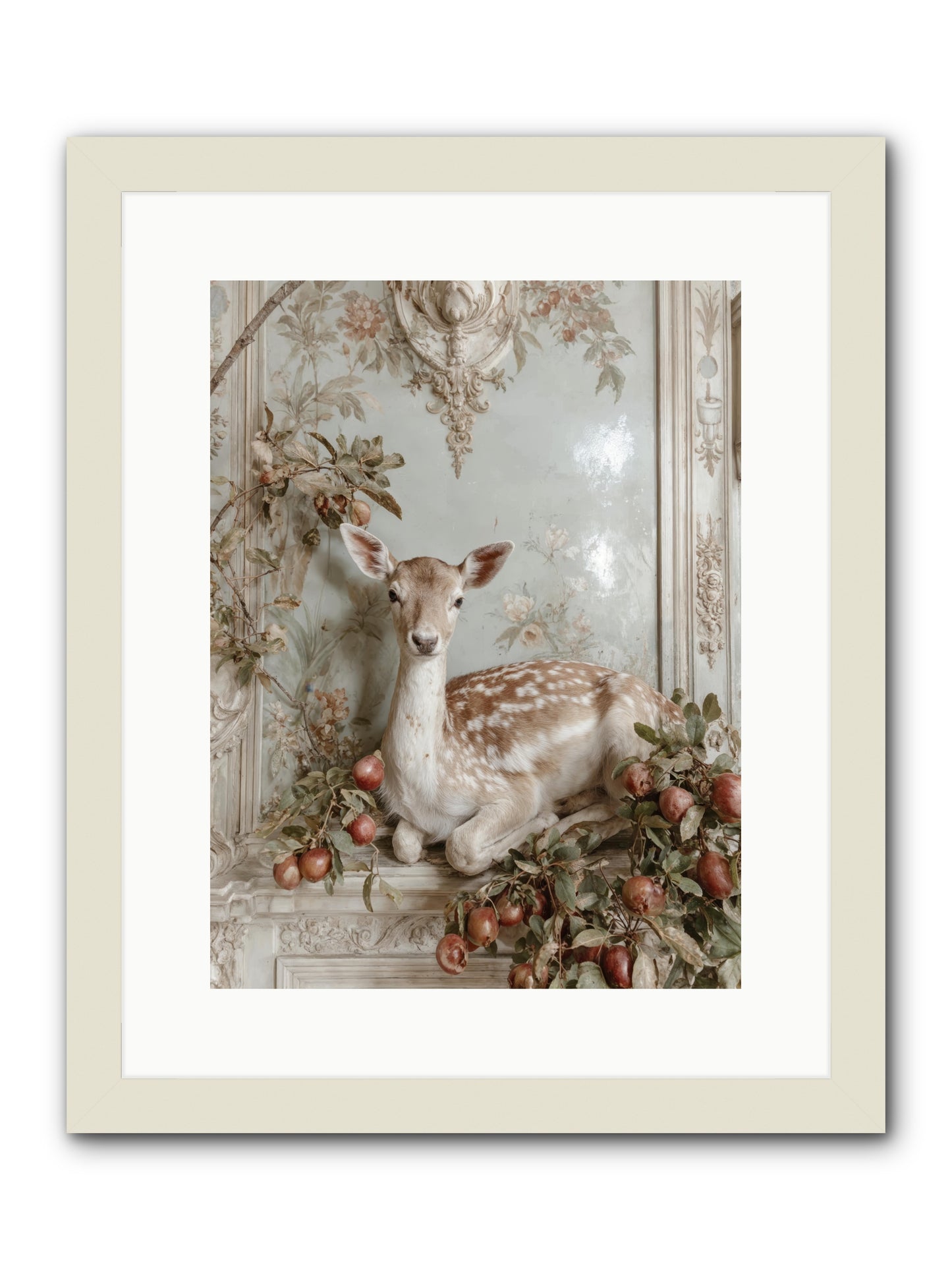 She held our secrets -- Framed Print - White 12x16