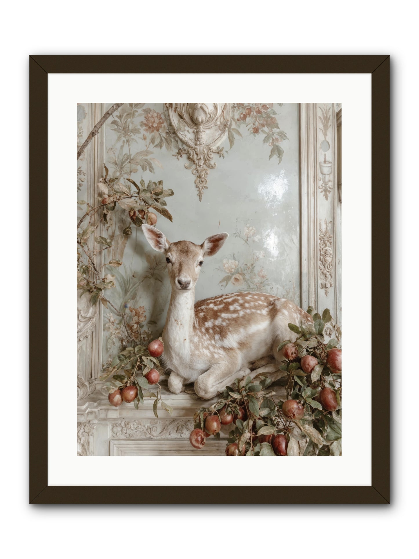 She held our secrets -- Framed Print - Black 18x24