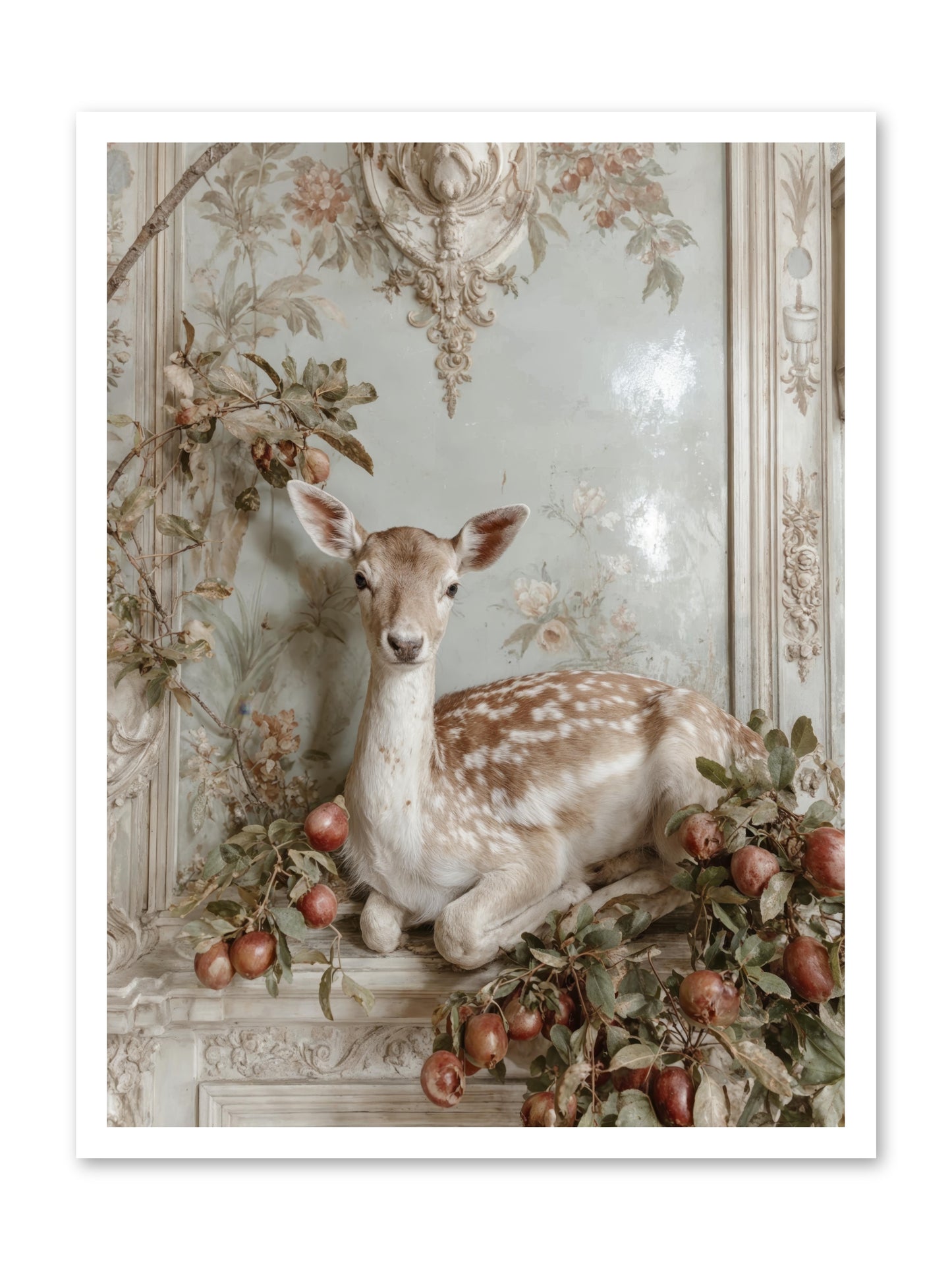 She held our secrets -- Loose Canvas Print 24x32