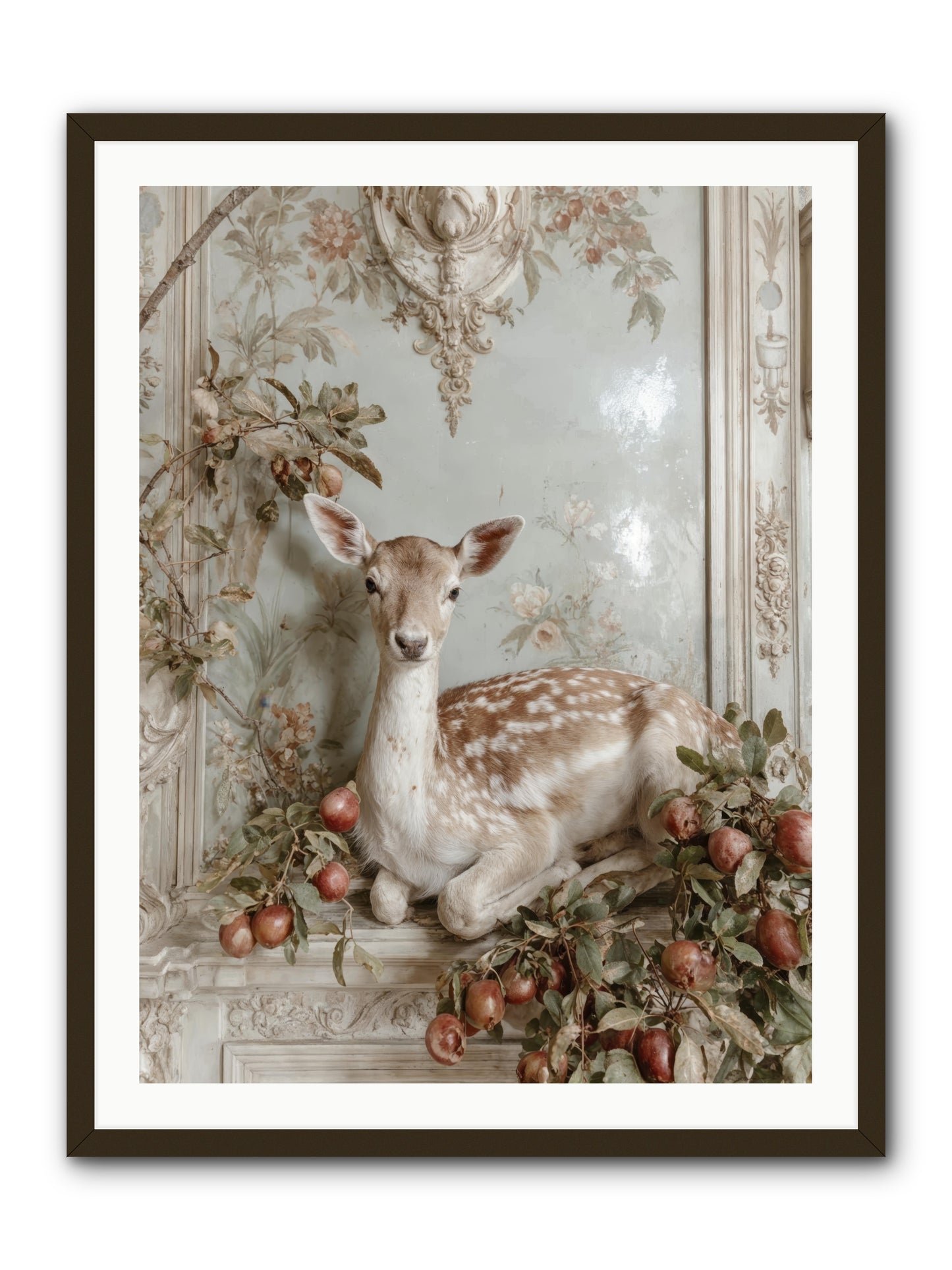 She held our secrets -- Framed Print - Black 30x40