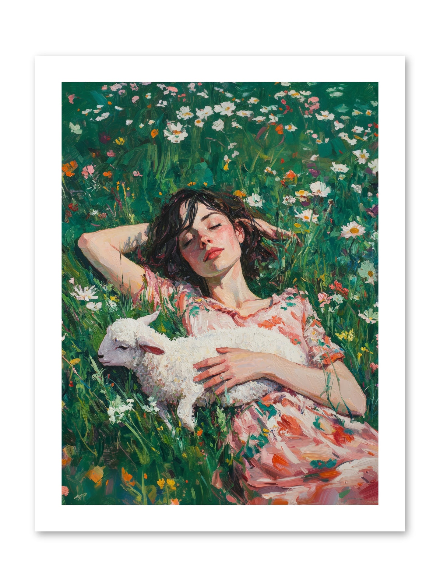 Shepherd's Sweet Hours -- Paper Print 12x16