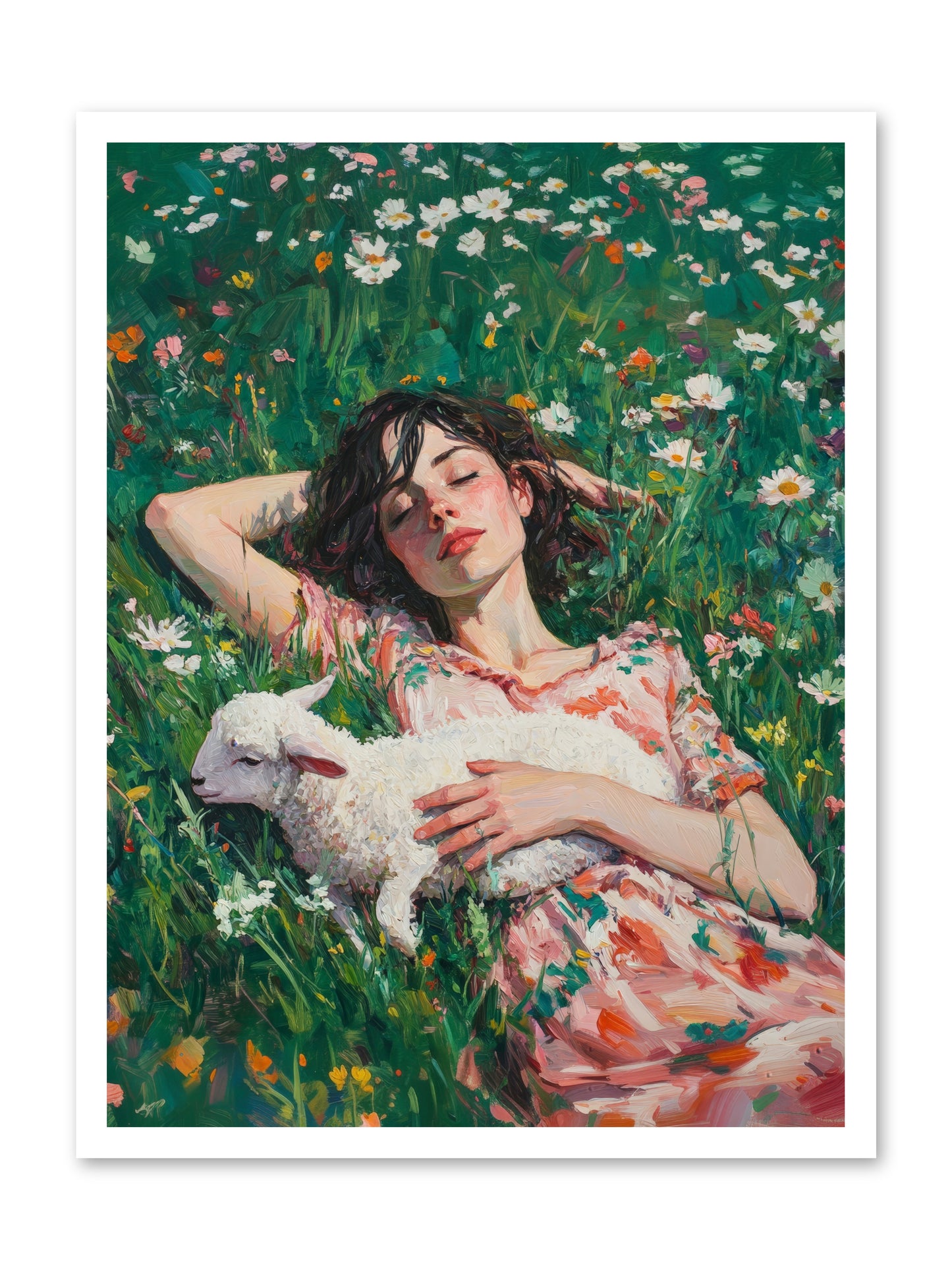 Shepherd's Sweet Hours -- Paper Print 24x32