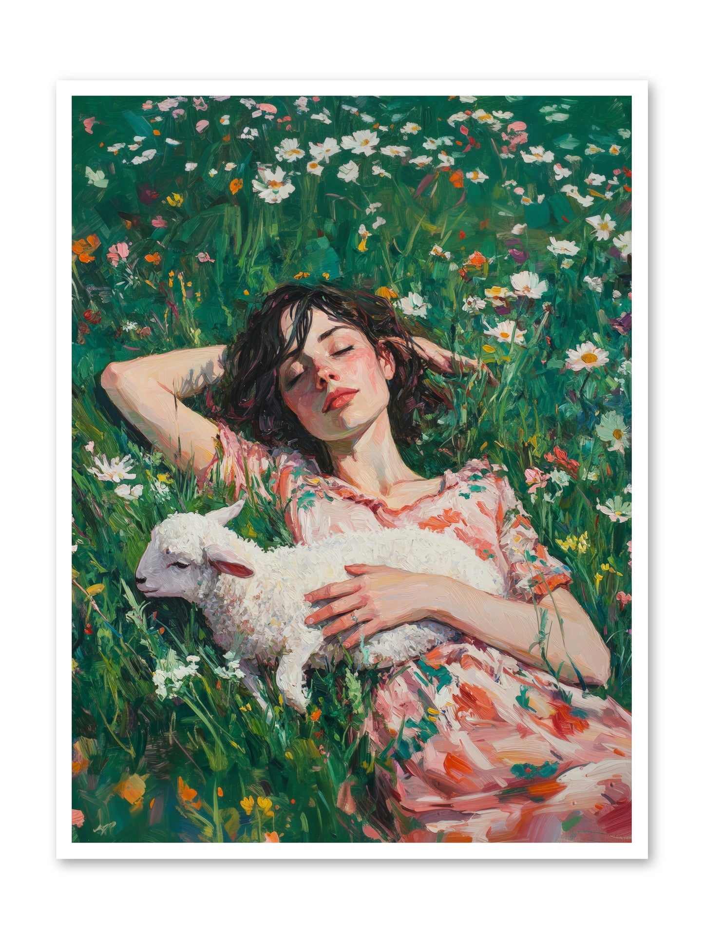 Shepherd's Sweet Hours -- Loose Canvas Print 36x48