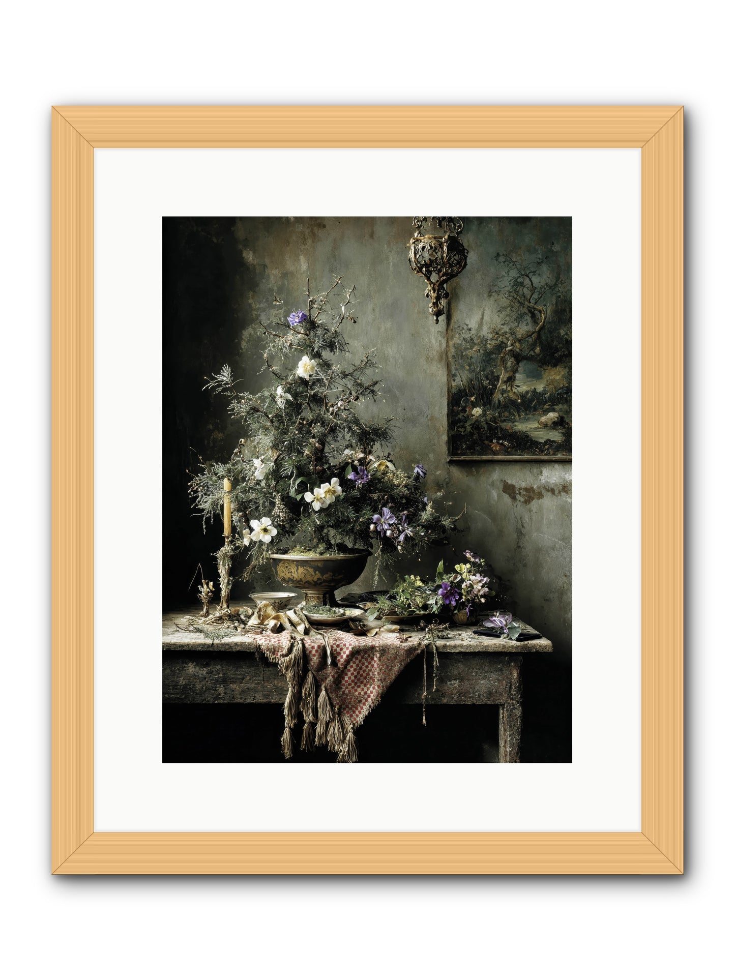 Shimmer Of Wonder -- Framed Print - Natural 12x16