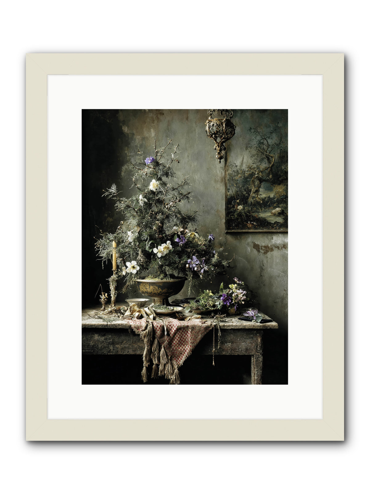 Shimmer Of Wonder -- Framed Print - White 12x16