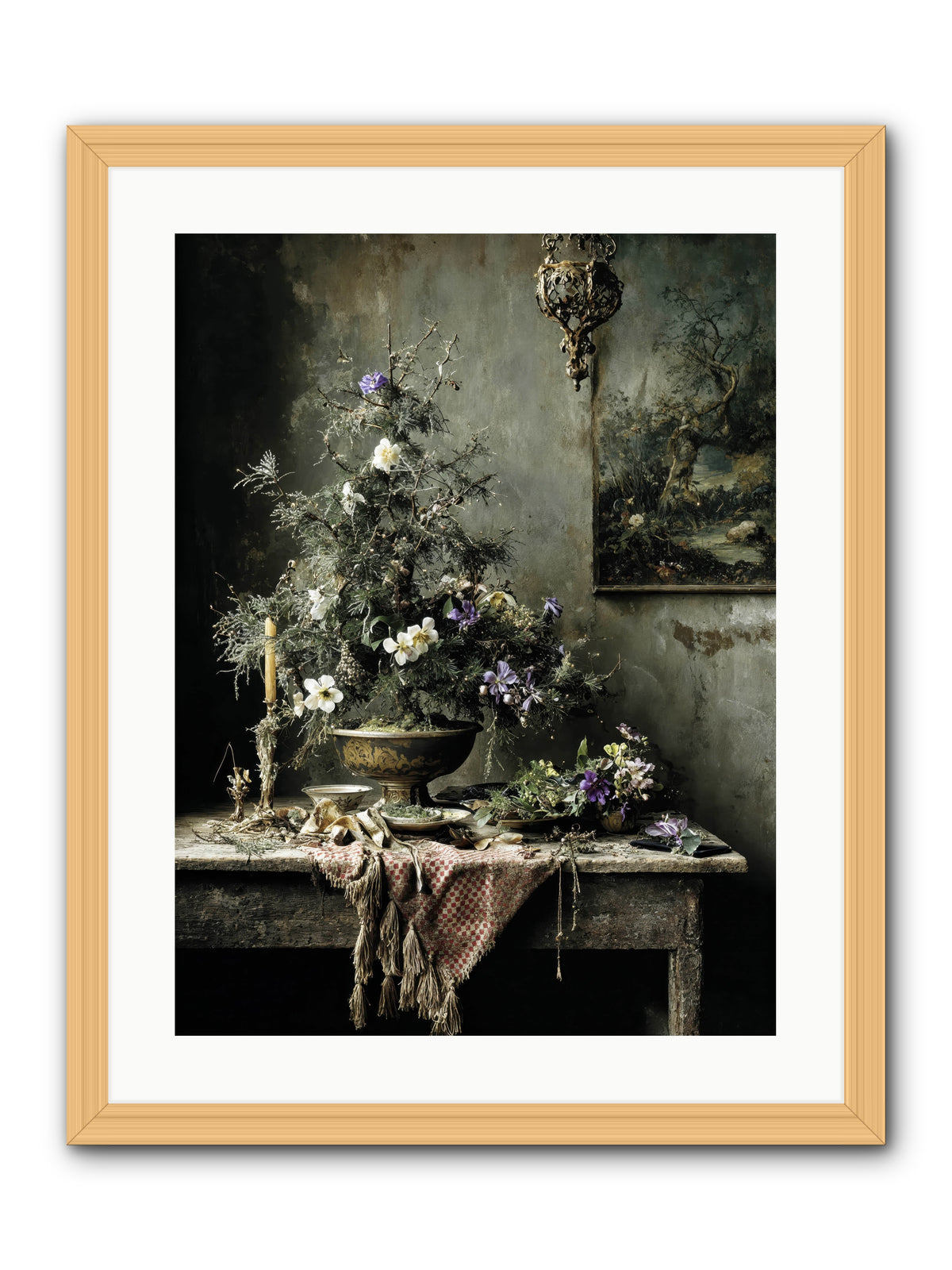 Shimmer Of Wonder -- Framed Print - Natural 18x24
