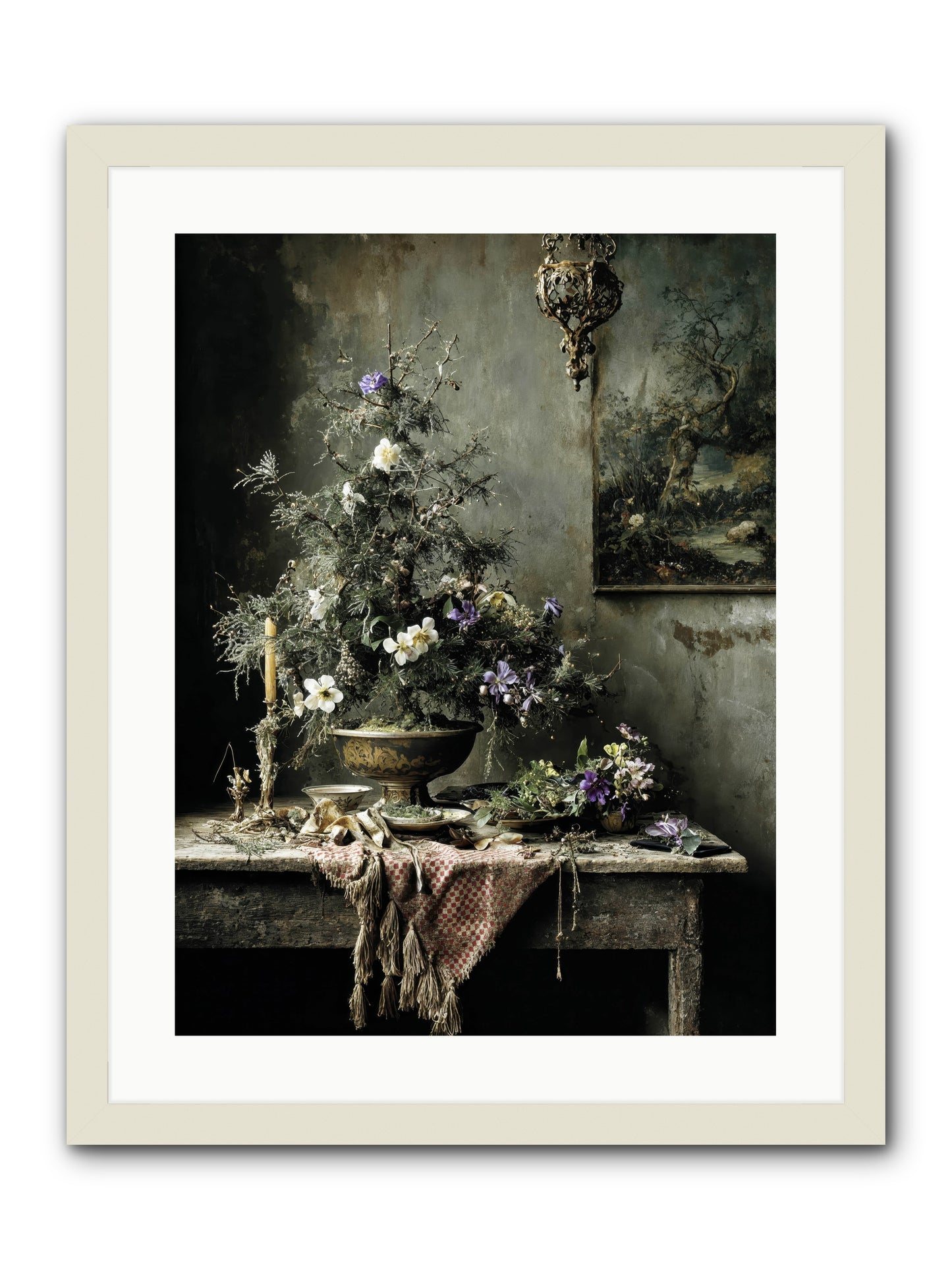 Shimmer Of Wonder -- Framed Print - White 18x24