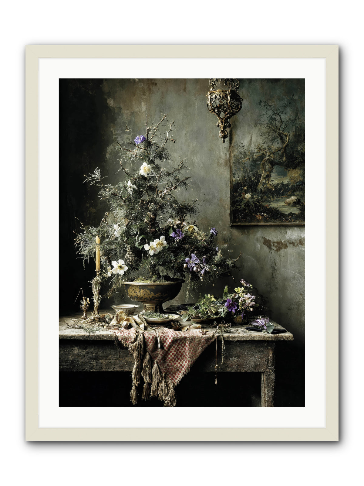Shimmer Of Wonder -- Framed Print - White 24x32