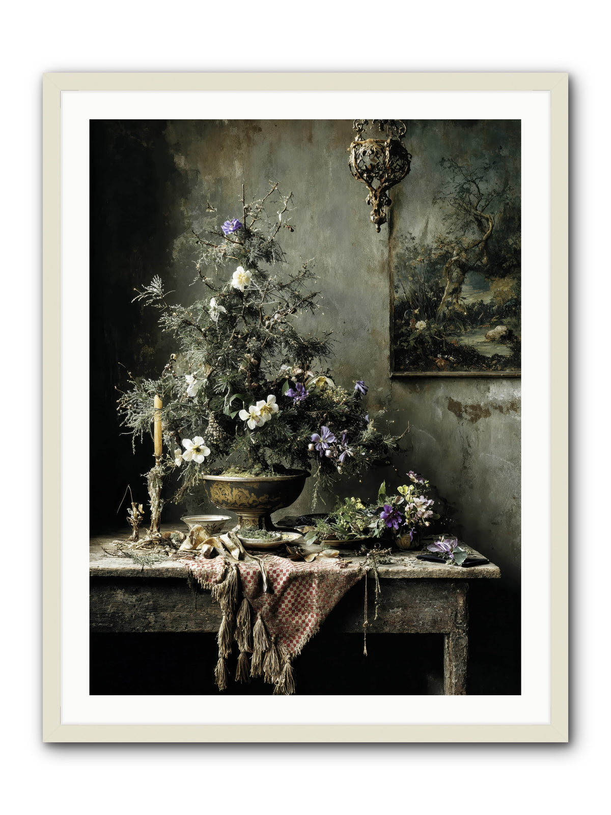 Shimmer Of Wonder -- Framed Print - White 30x40