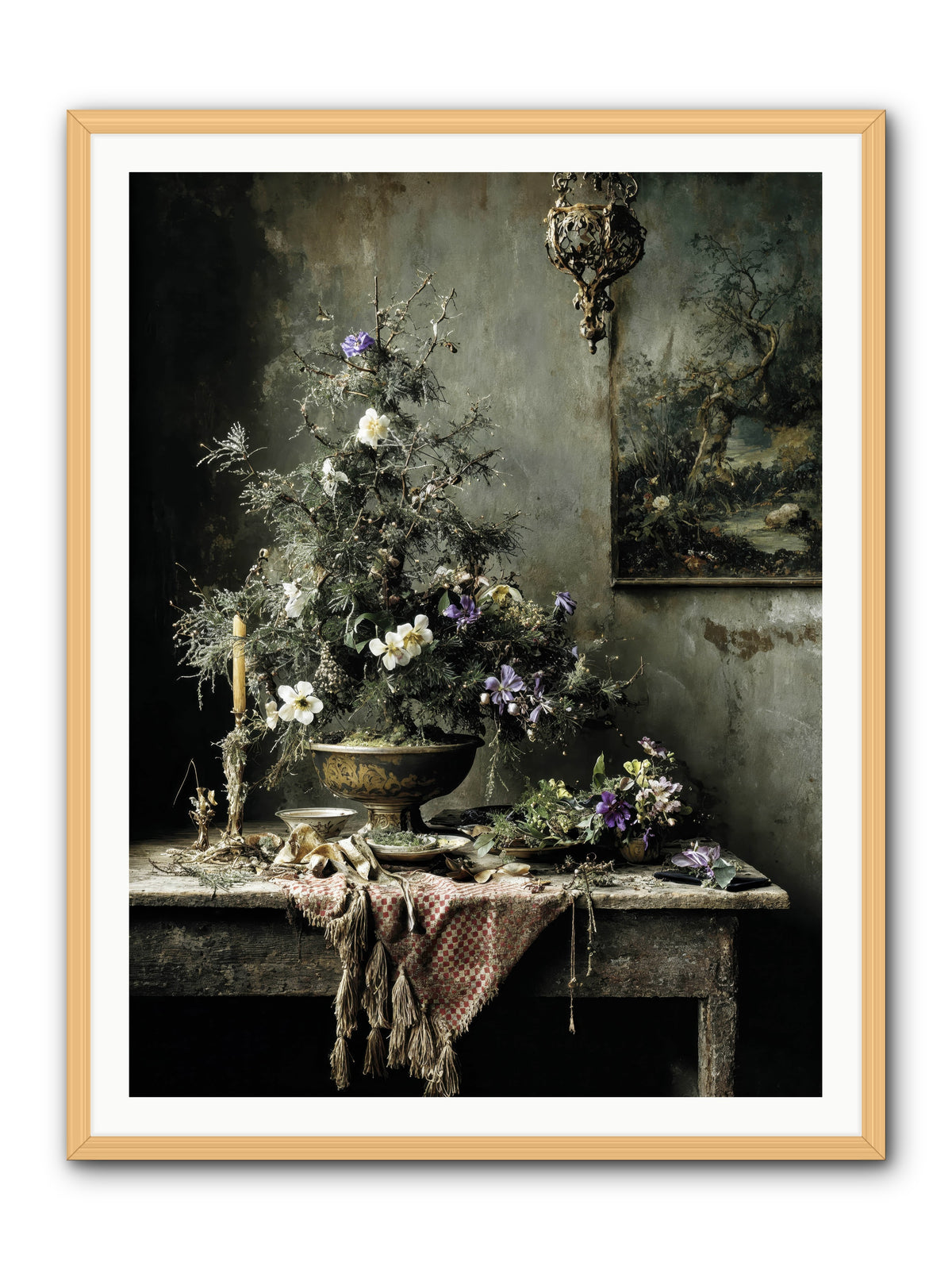Shimmer Of Wonder -- Framed Print - Natural 36x48