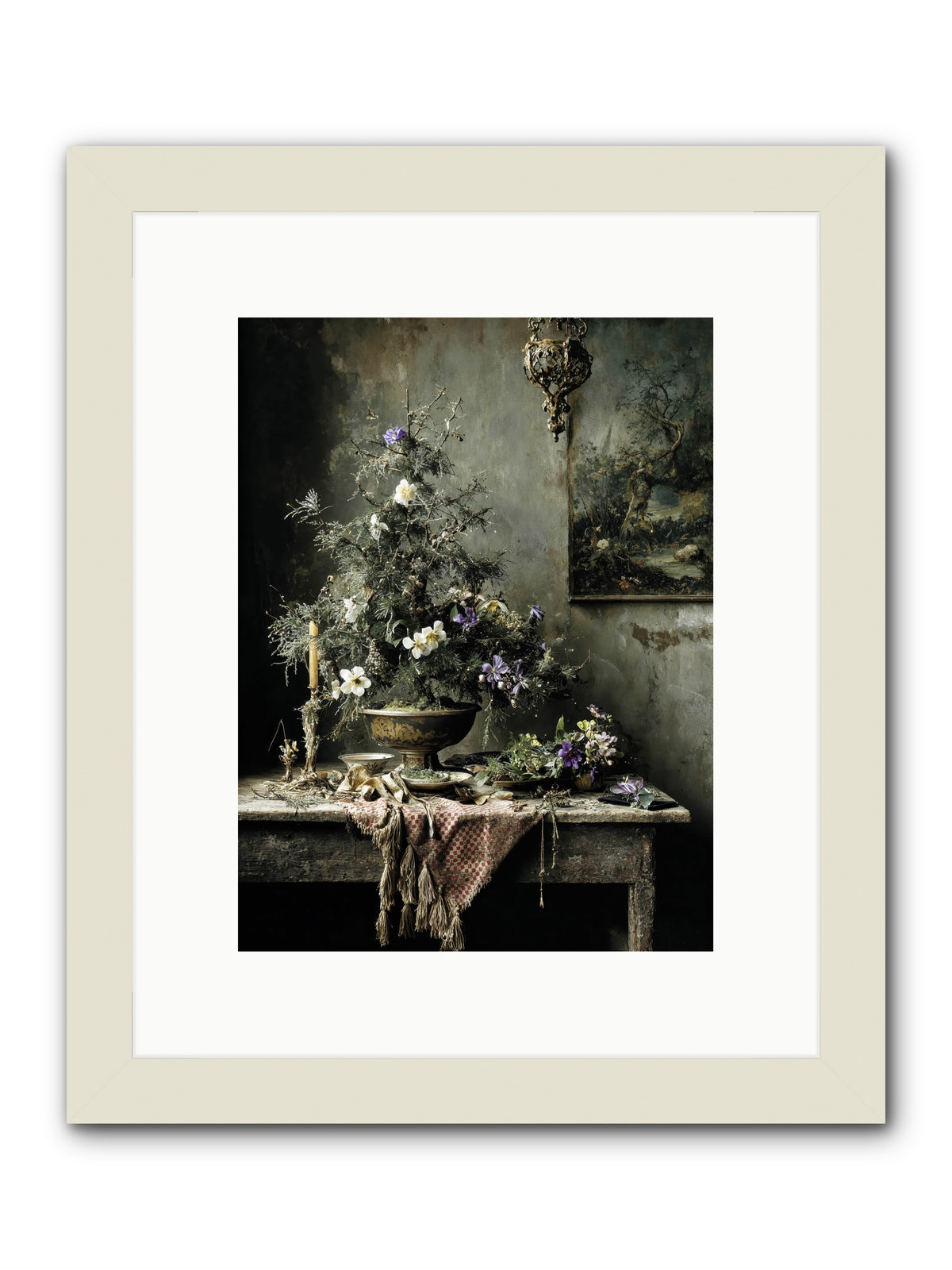 Shimmer Of Wonder -- Framed Print - White 9x12