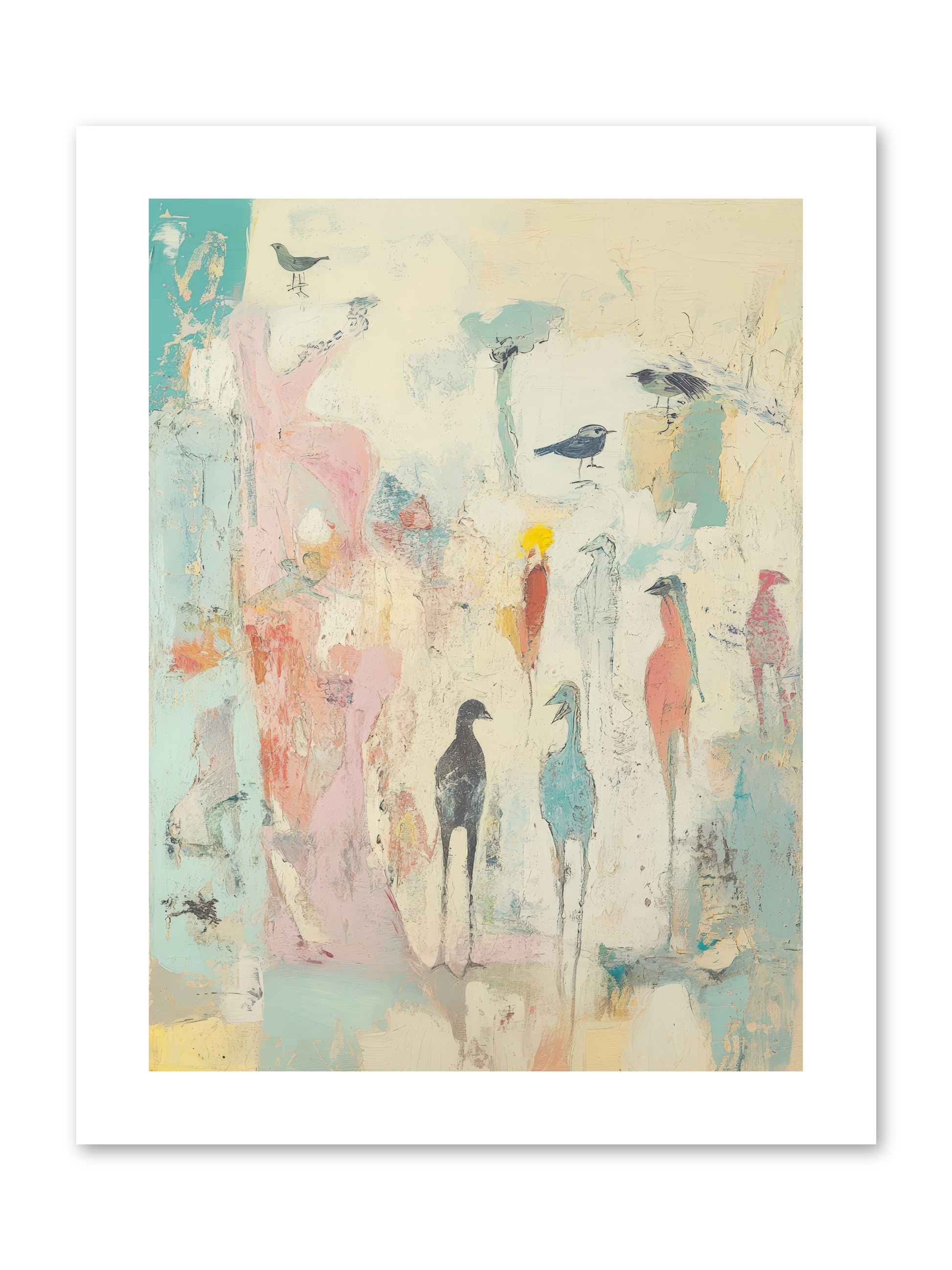 Shore Bird's Sonnet -- Paper Print 9x12
