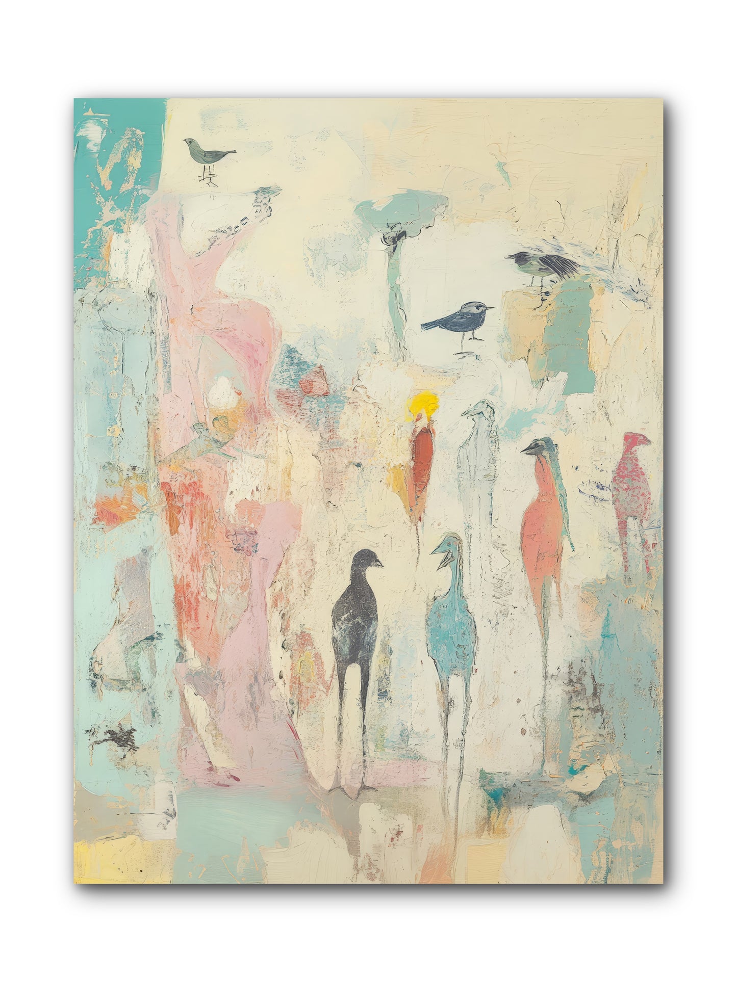 Shore Bird's Sonnet -- Wrapped Canvas 9x12