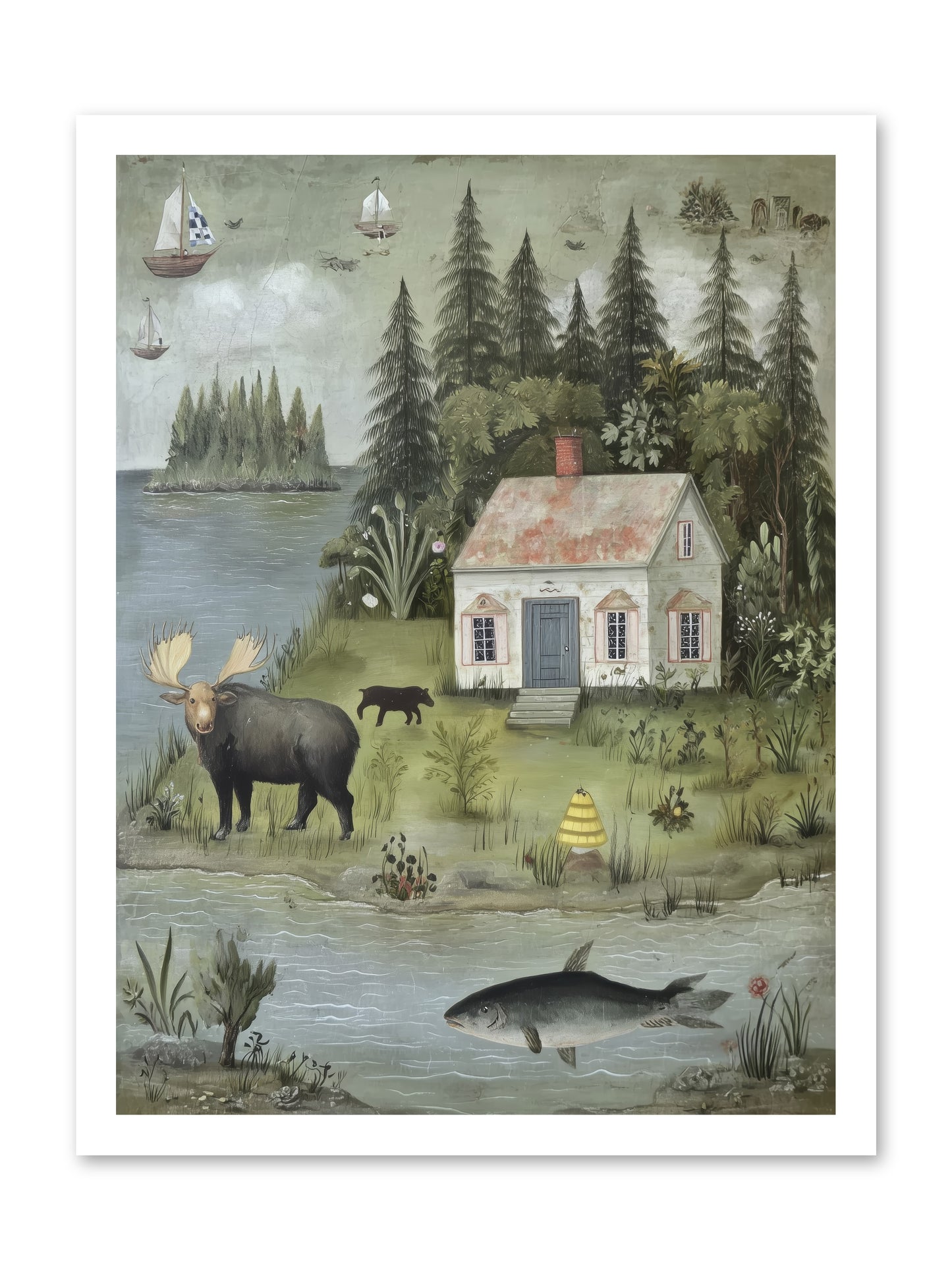 Shore Sanctuary -- Paper Print 18x24