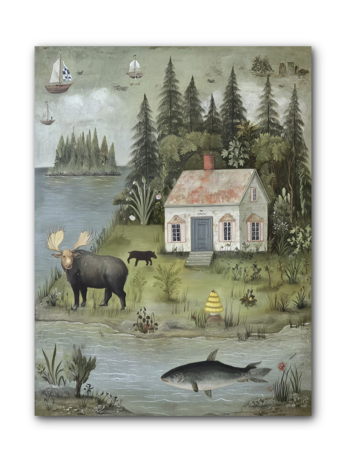 Shore Sanctuary -- Wrapped Canvas 9x12