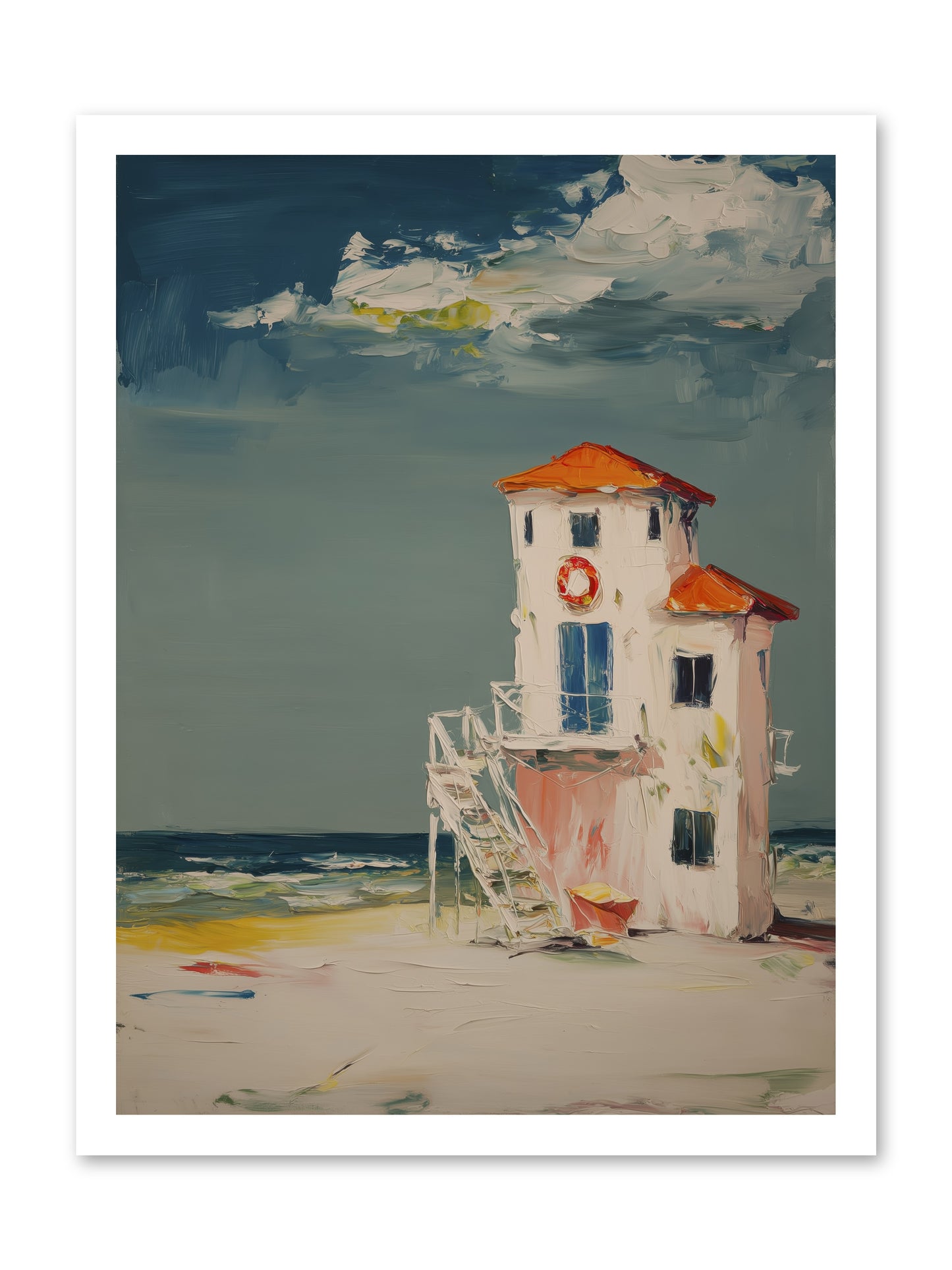 Shoreline Shelter -- Paper Print 18x24