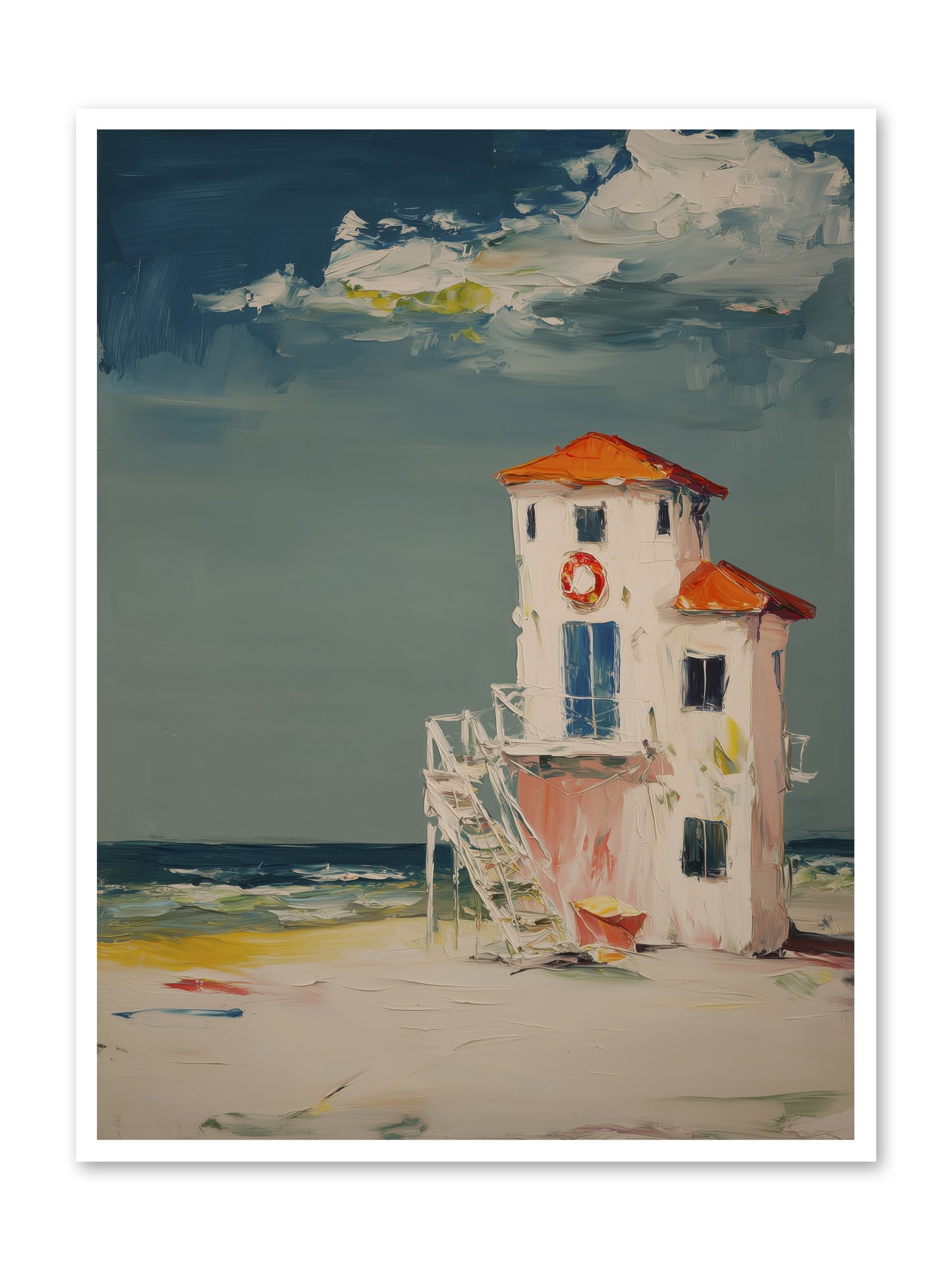 Shoreline Shelter -- Loose Canvas Print 36x48