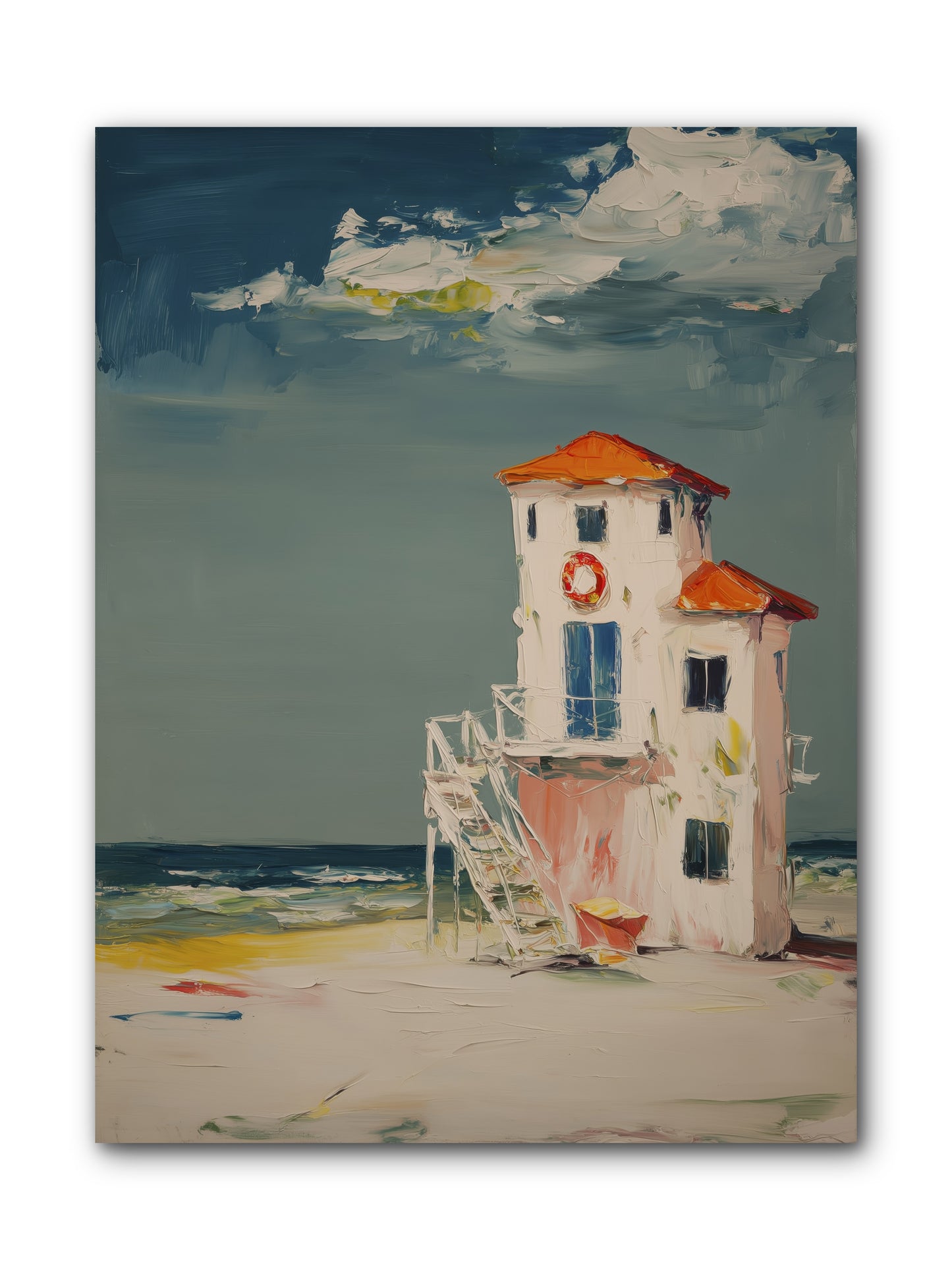 Shoreline Shelter -- Wrapped Canvas 9x12