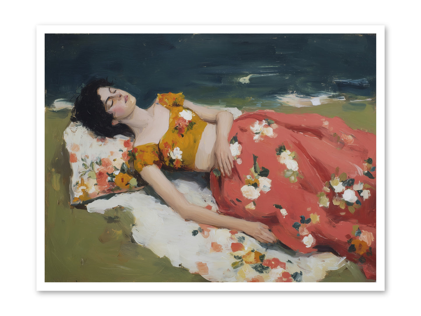 Shoreline Siesta -- Paper Print 40x30