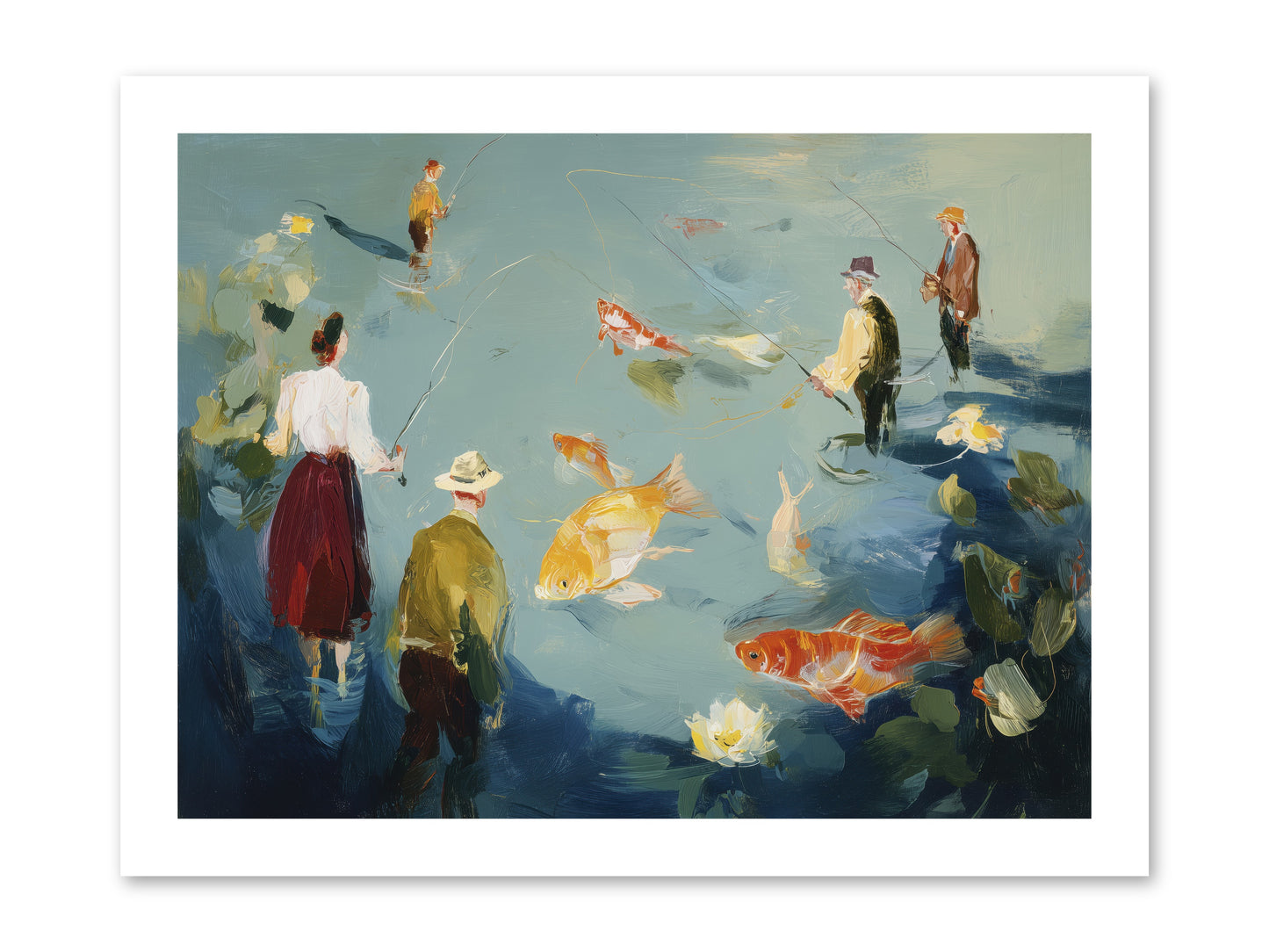 Shoreline Soliloquy -- Loose Canvas Print 16x12