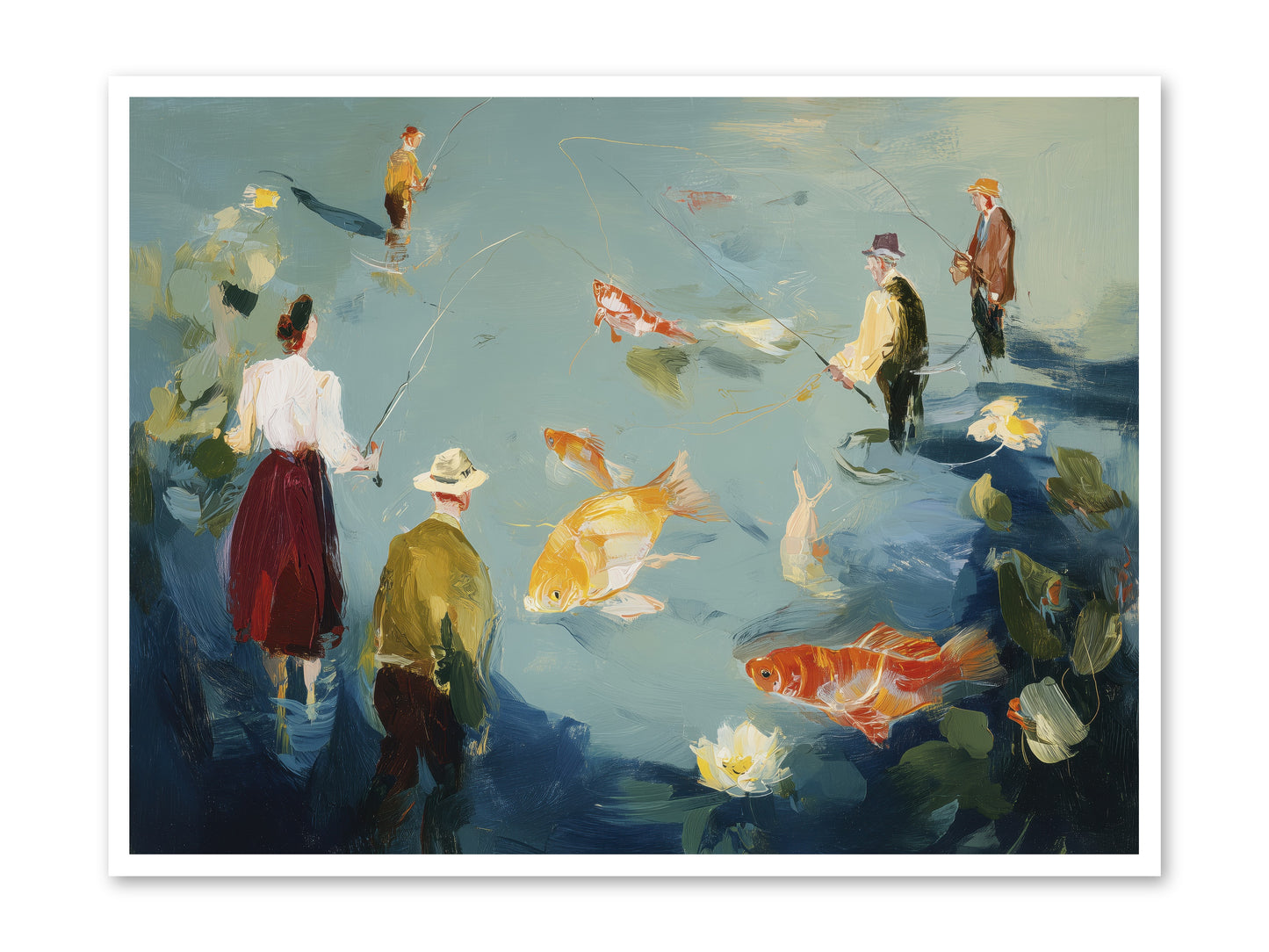 Shoreline Soliloquy -- Loose Canvas Print 48x36