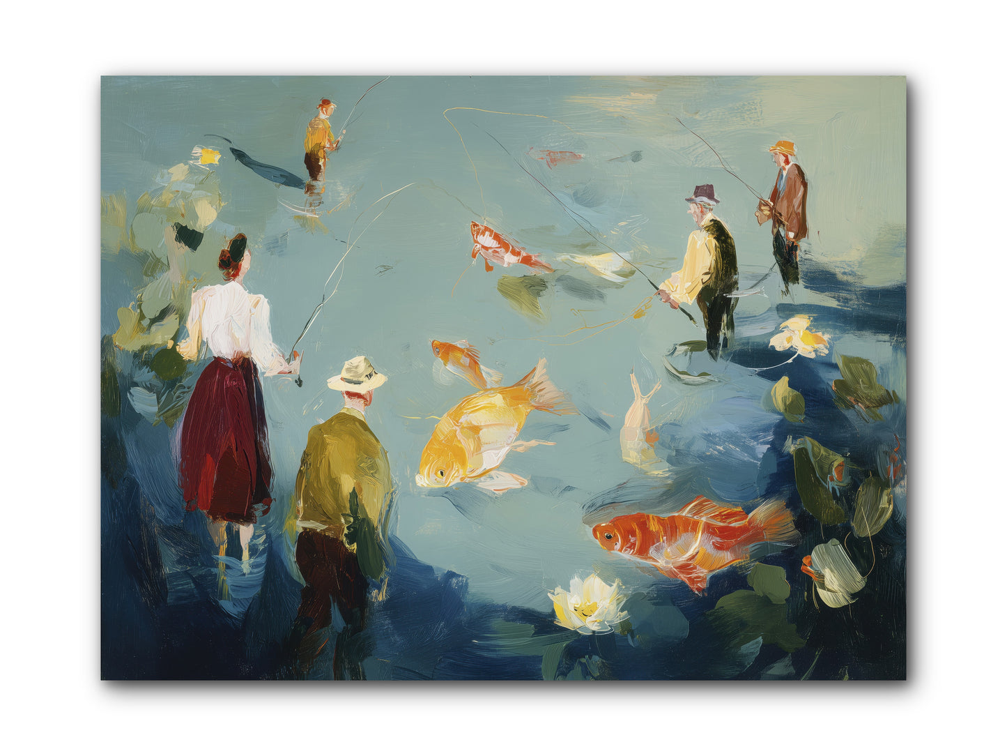 Shoreline Soliloquy -- Wrapped Canvas 12x9