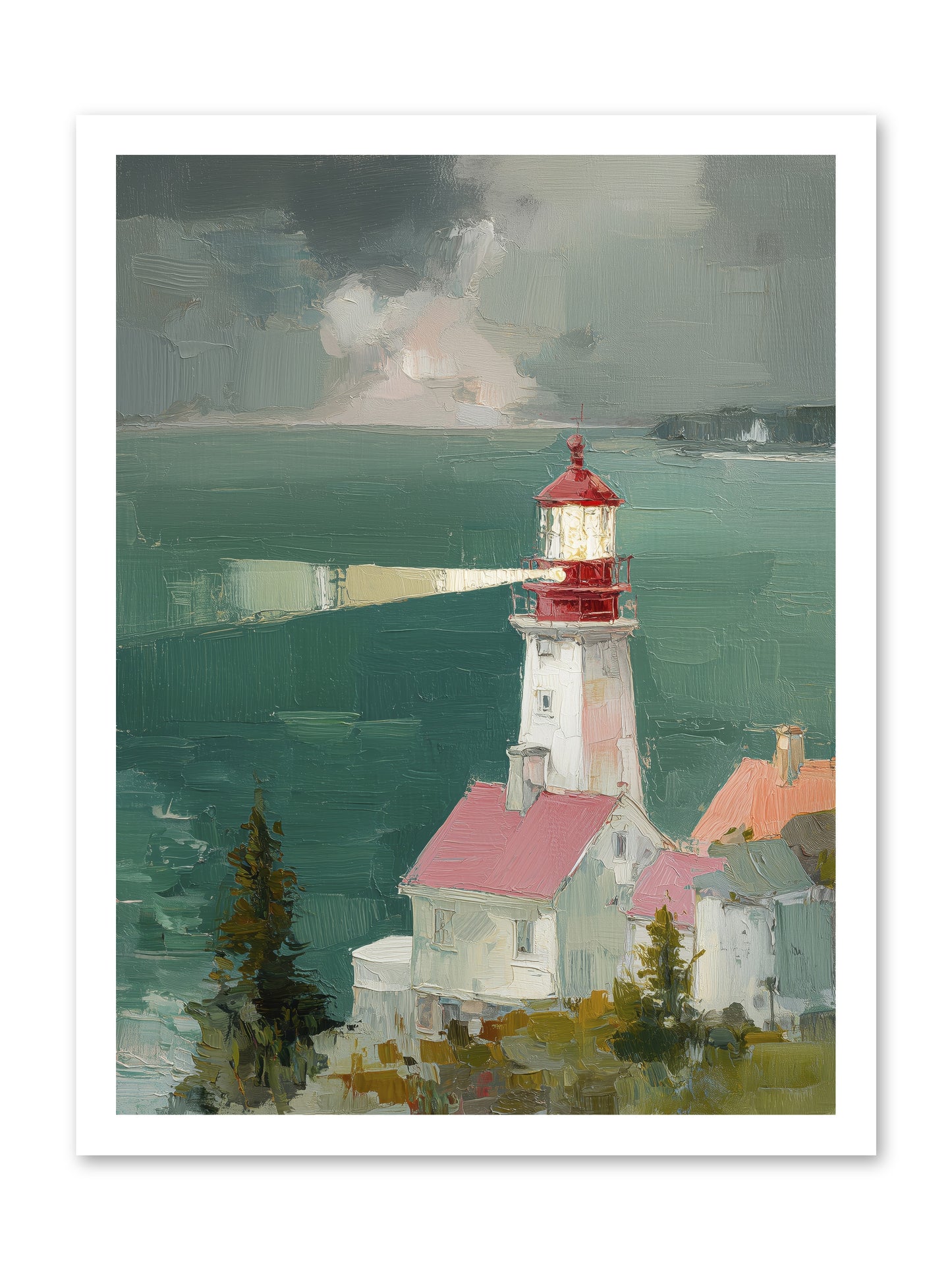 Shore's Guardian -- Loose Canvas Print 18x24