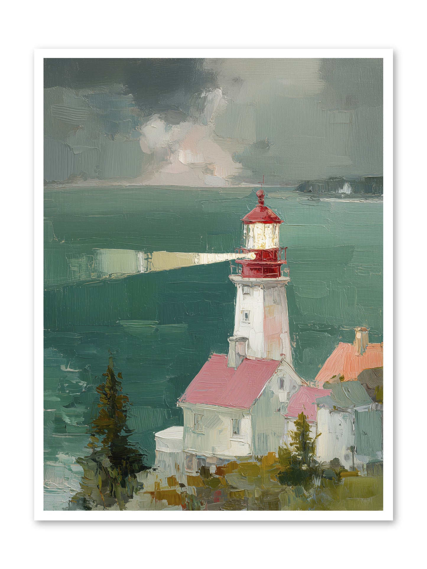 Shore's Guardian -- Loose Canvas Print 36x48