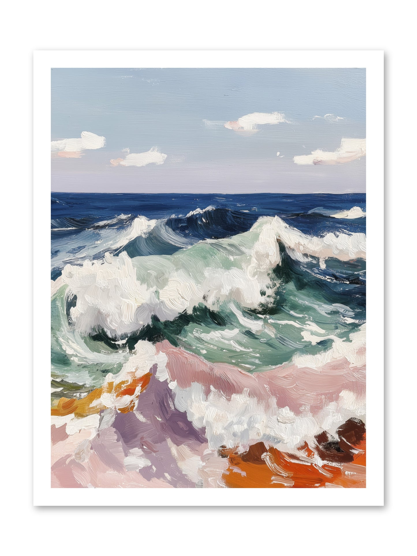 Shore's Sweet Surrender -- Paper Print 18x24