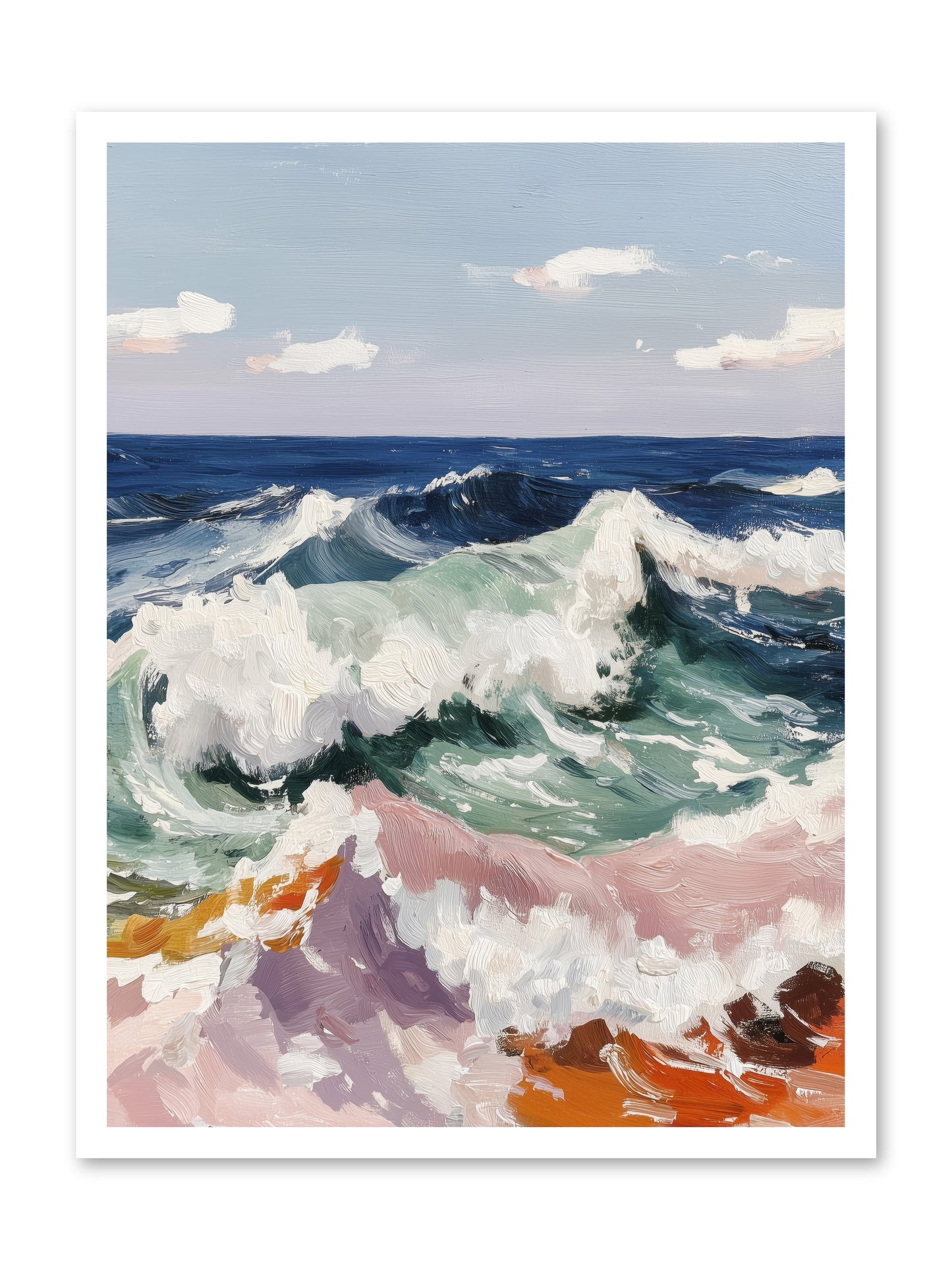 Shore's Sweet Surrender -- Paper Print 24x32