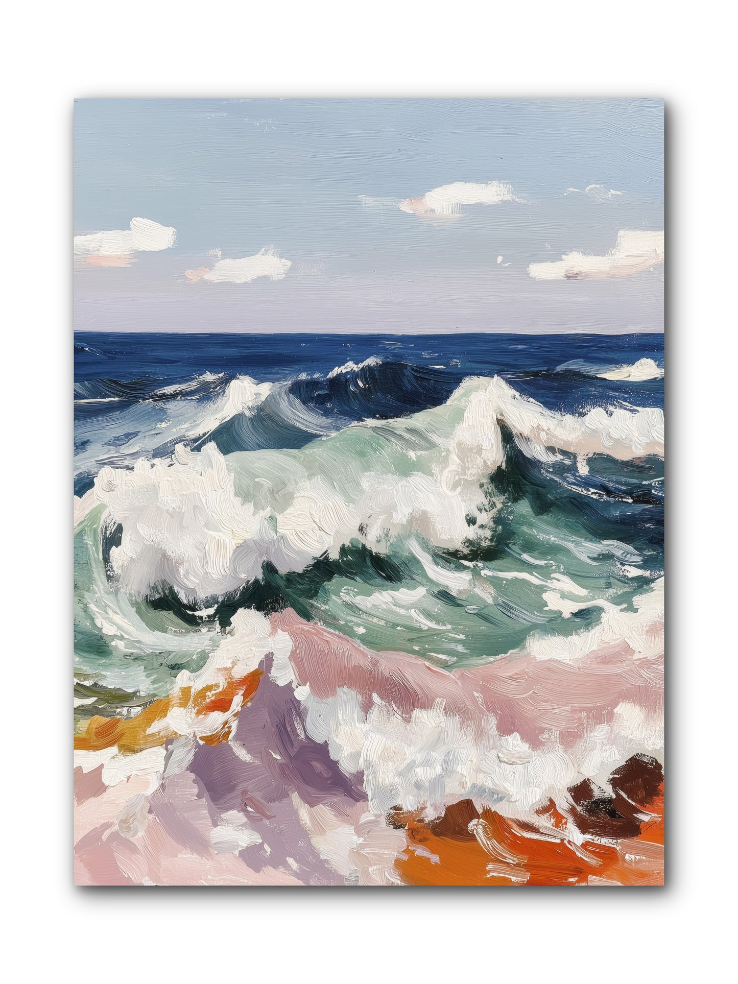 Shore's Sweet Surrender -- Wrapped Canvas 9x12