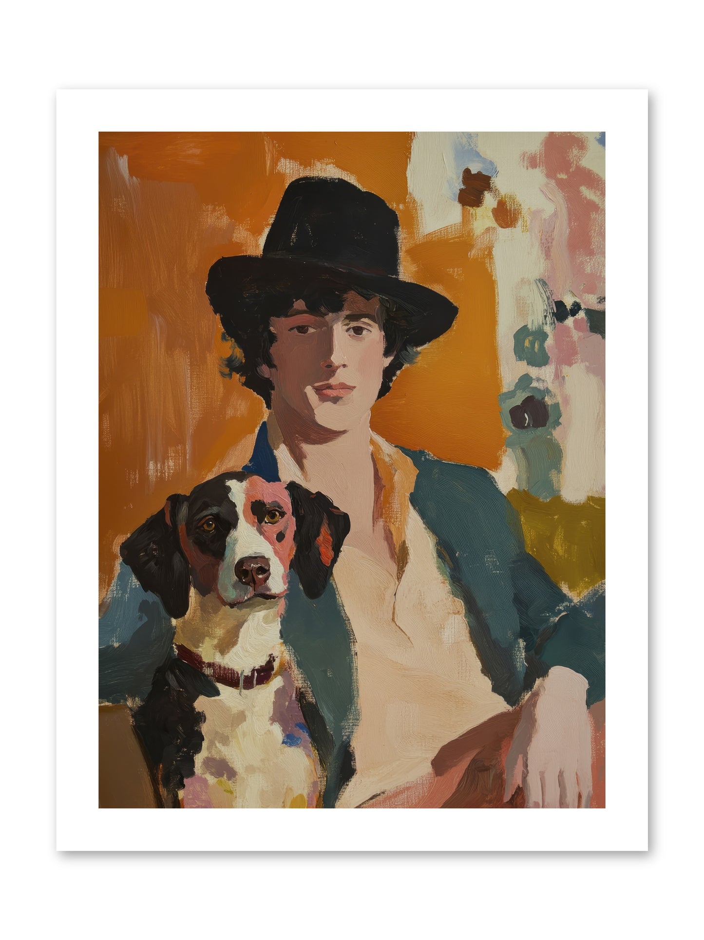 Side by Side Always -- Paper Print 12x16